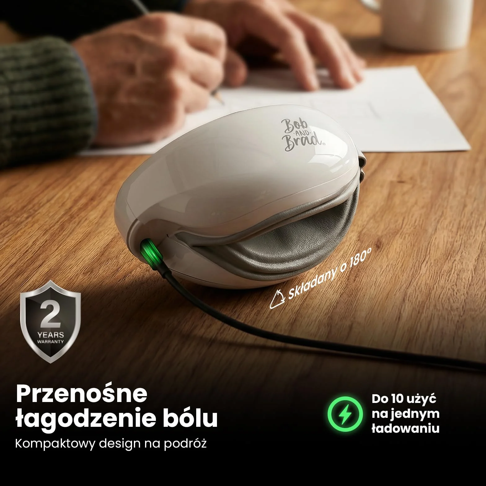 Bob and Brad EyeOasis 3 masażer do oczu z funkcją podgrzewania i chłodzenia, kompresją i muzyką, inteligentna maska na oczy dla zmęczonych i suchych oczu, prezent dla kobiet i mężczyzn