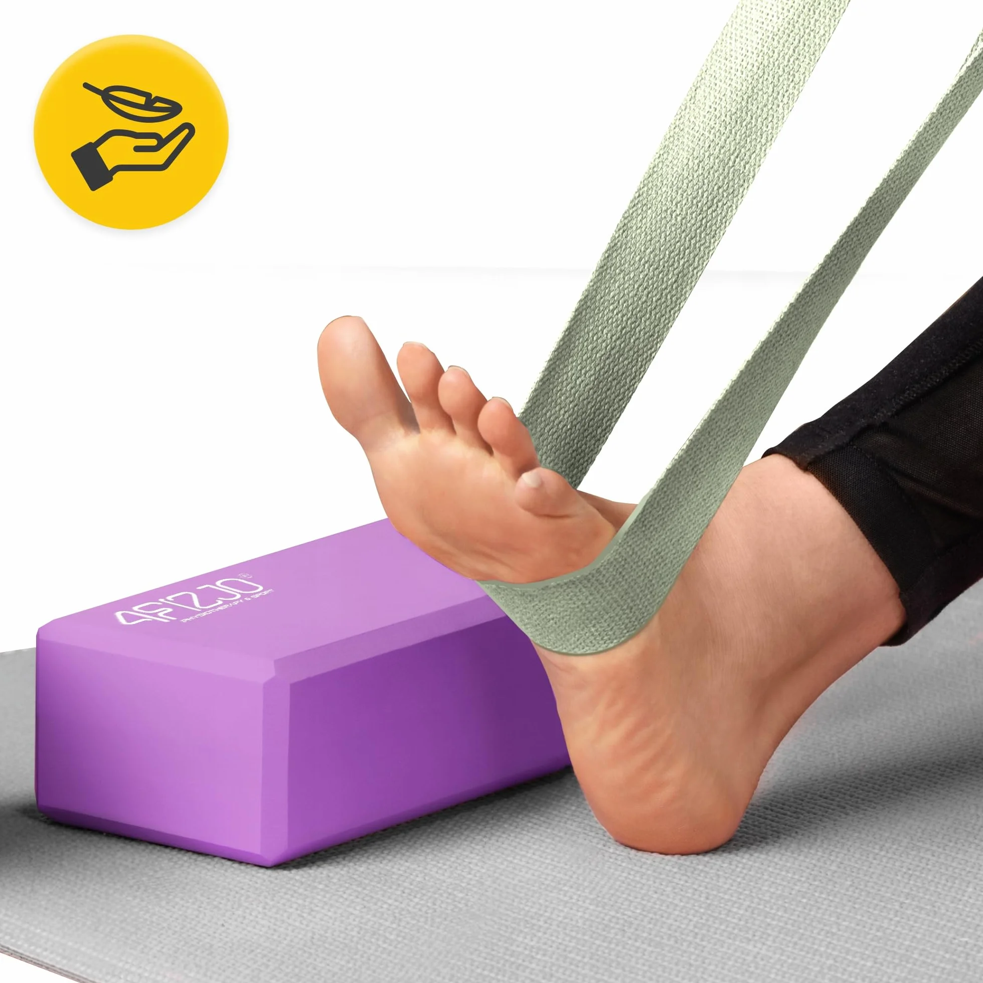 PASEK DO JOGI ROZCIĄGANIA YOGA BELT TAŚMA MATERIAŁOWA DO STRETCHINGU 3 m