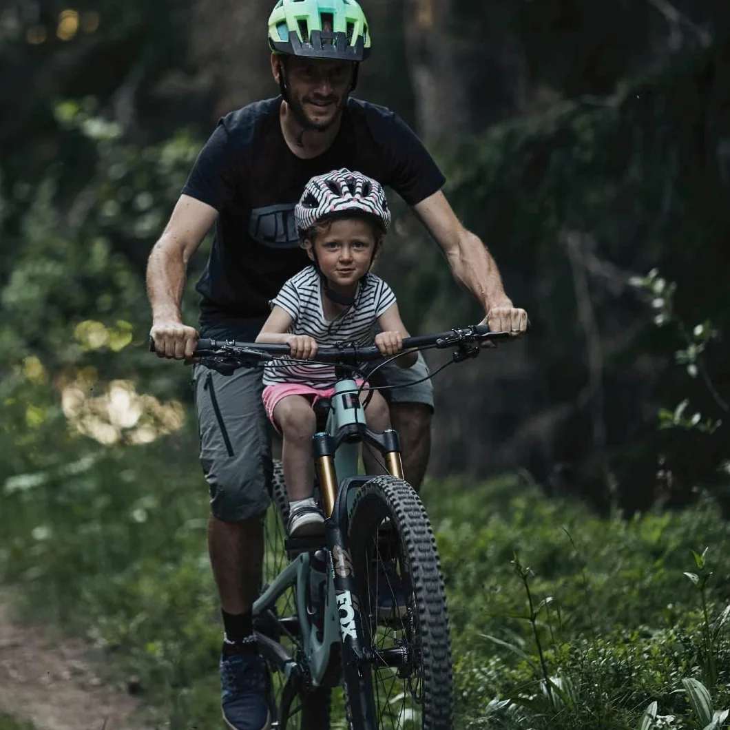 Kids Ride Shotgun – siodełko przednie dla dzieci w wieku 2-5 lat, w pełni regulowane i kompatybilne z większością nowoczesnych rowerów górskich dla dorosłych