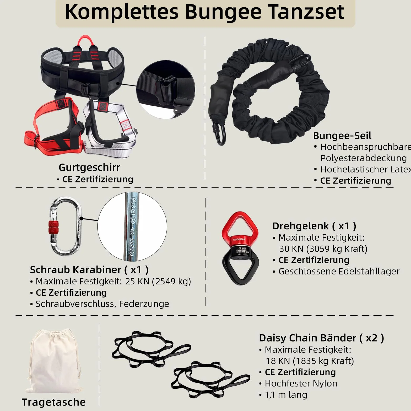 4DYoga Bungee zestaw taśm oporowych do dużych obciążeń trening fitness