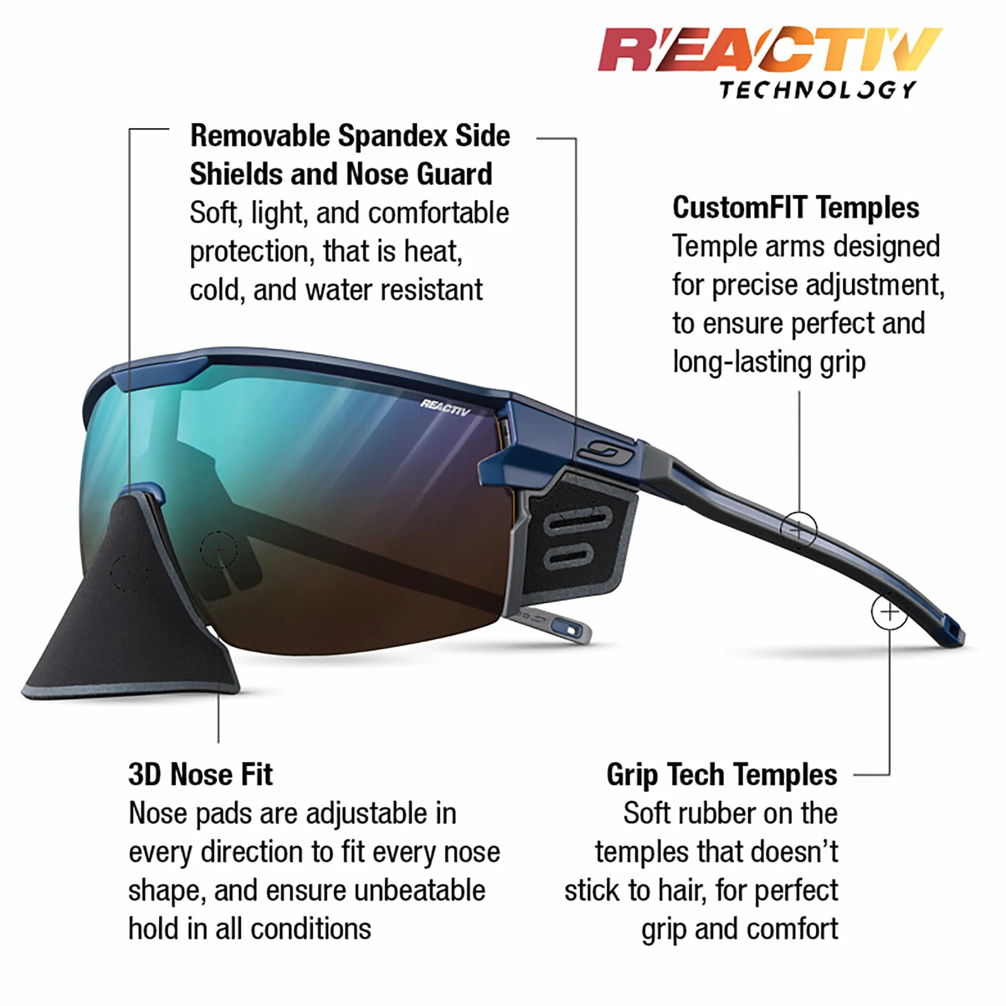 Julbo Okulary przeciwsłoneczne Uniseks Ultimate Cover