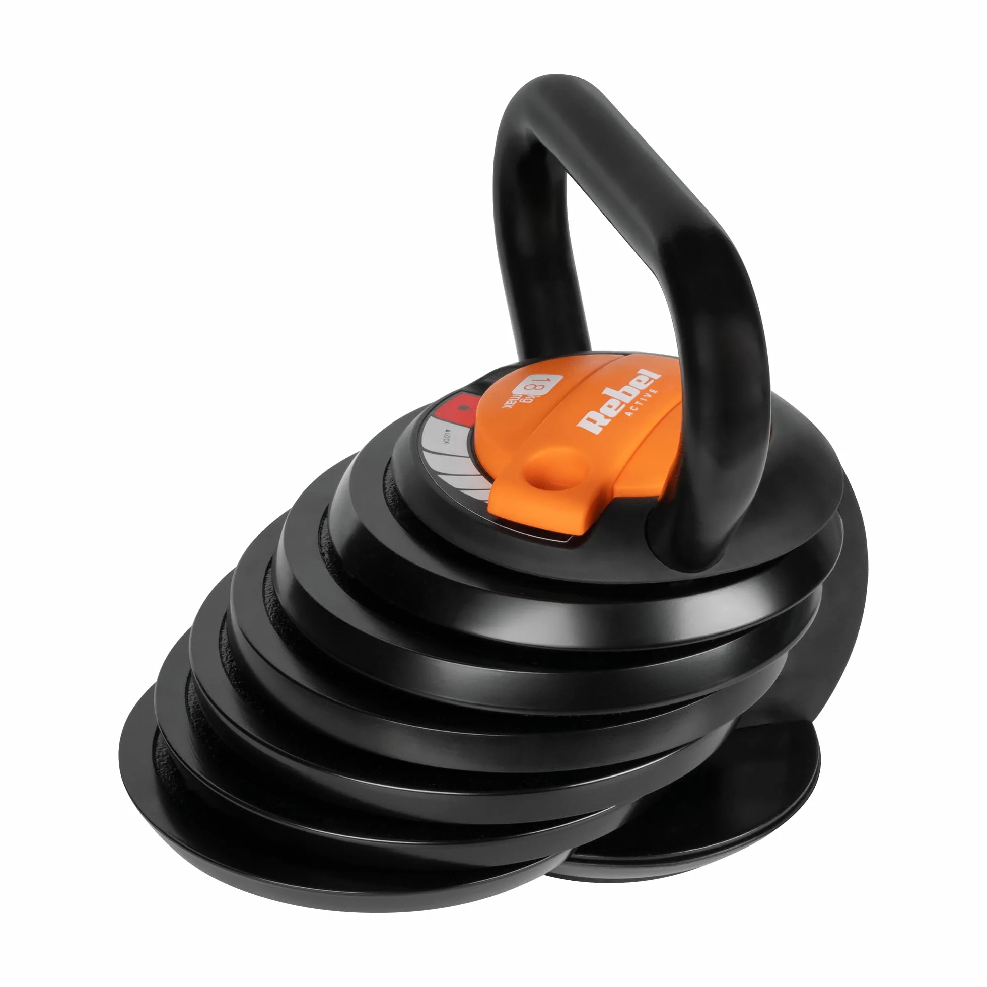 Rebel Kettlebell Żeliwny Regulowany 18 kg RBA-2324-18