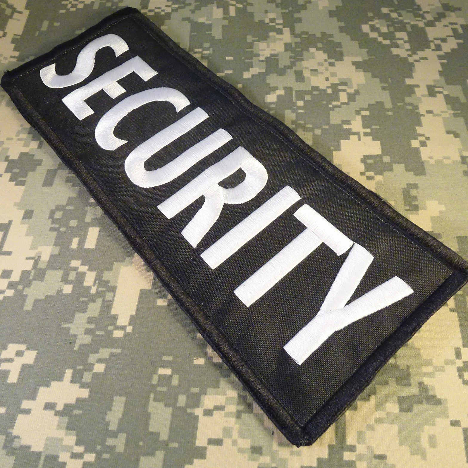 LEGEEON Security Big XL 10x4 inch Vest Tactical Embroidered Nylon Hook-and-Loop Patch