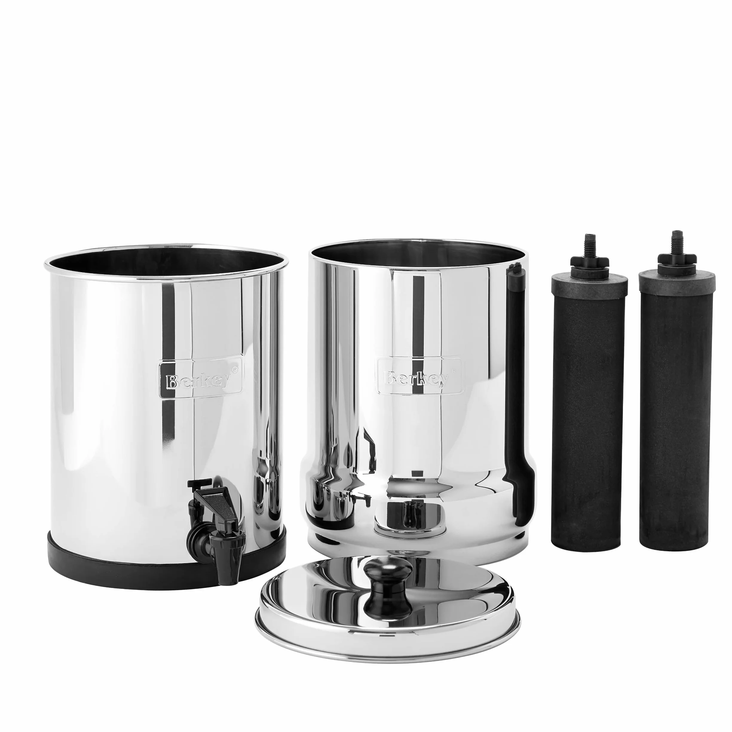 Berkey Travel 5,6L Grawitacyjny System Filtracji Wody ze Stali Nierdzewnej AISI 304