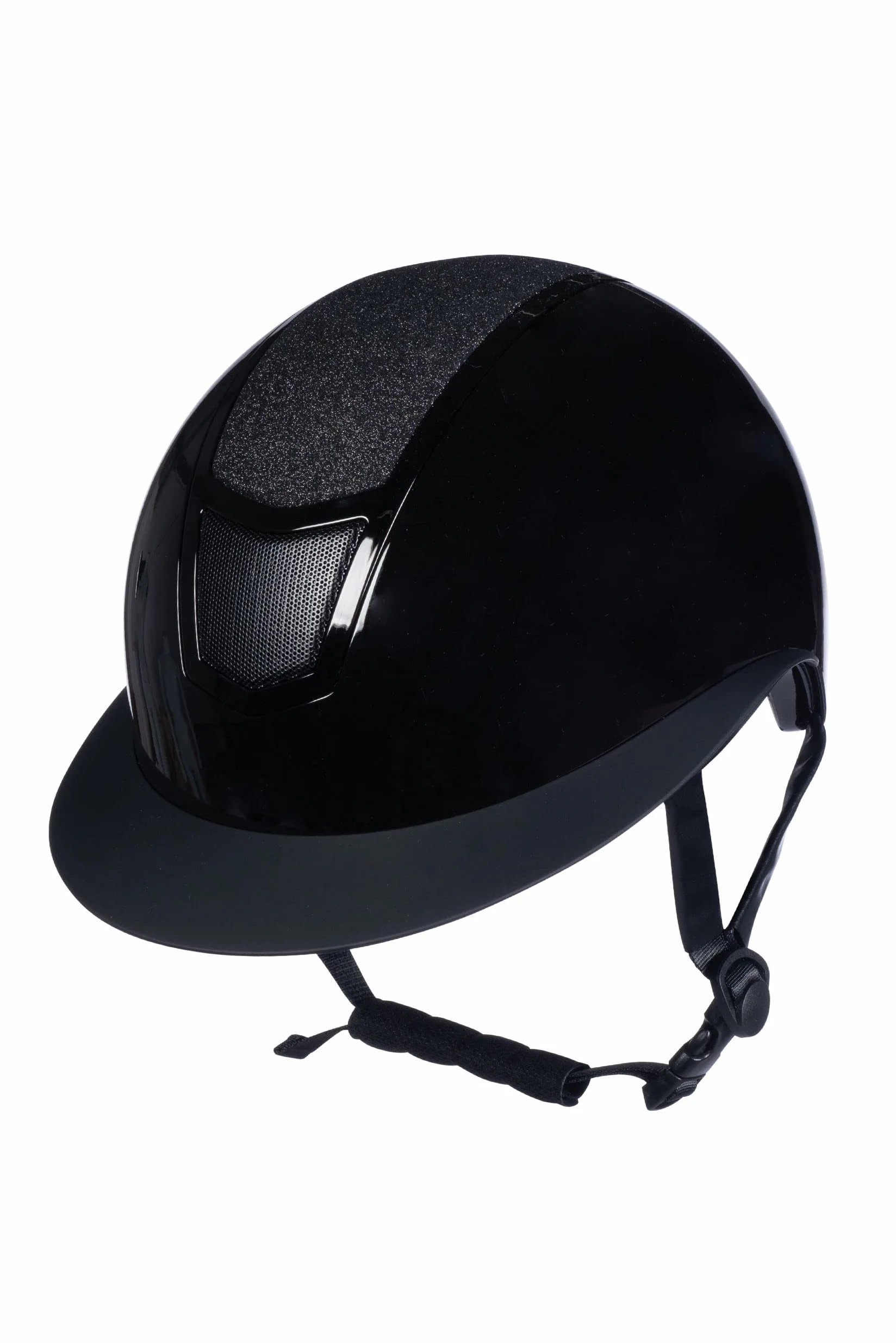 HKM Shiny Diamond kask jeździecki czarny M 56-58cm