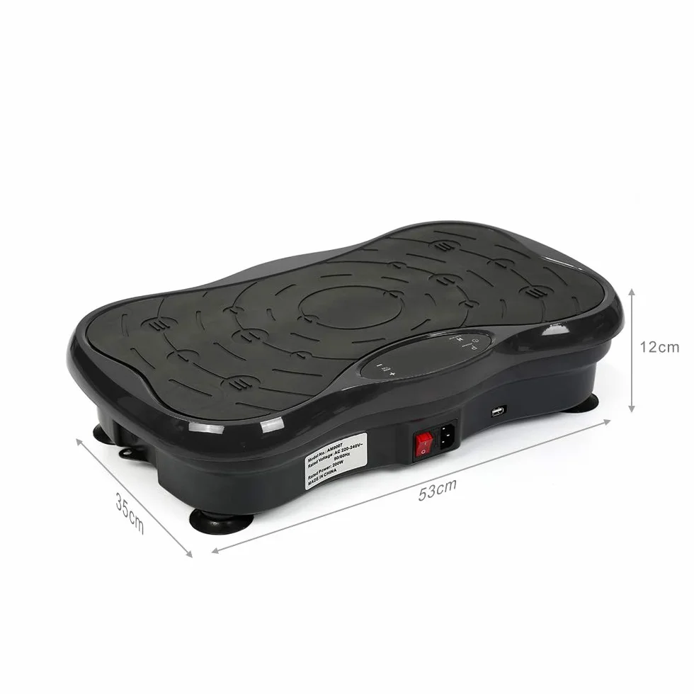 Platformy wibracyjne fitness z 2 paskami oporowymi do domu