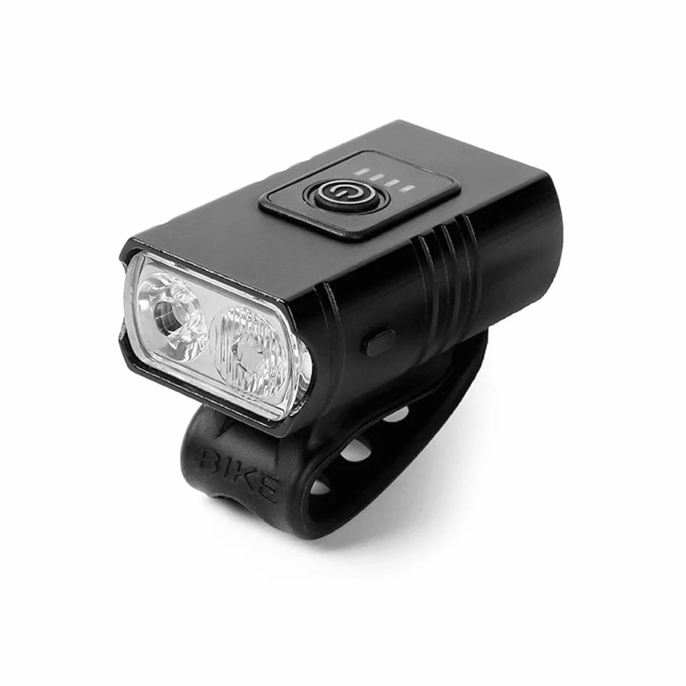 LTC - Przednia lampka rowerowa – Oświetlenie rowerowe na akumulator i USB - Światło LED 1000 lm - 6 trybów świecenia - Oświetlenie LED - Wykonane z ABS i aluminium - Wodoodporność IP67
