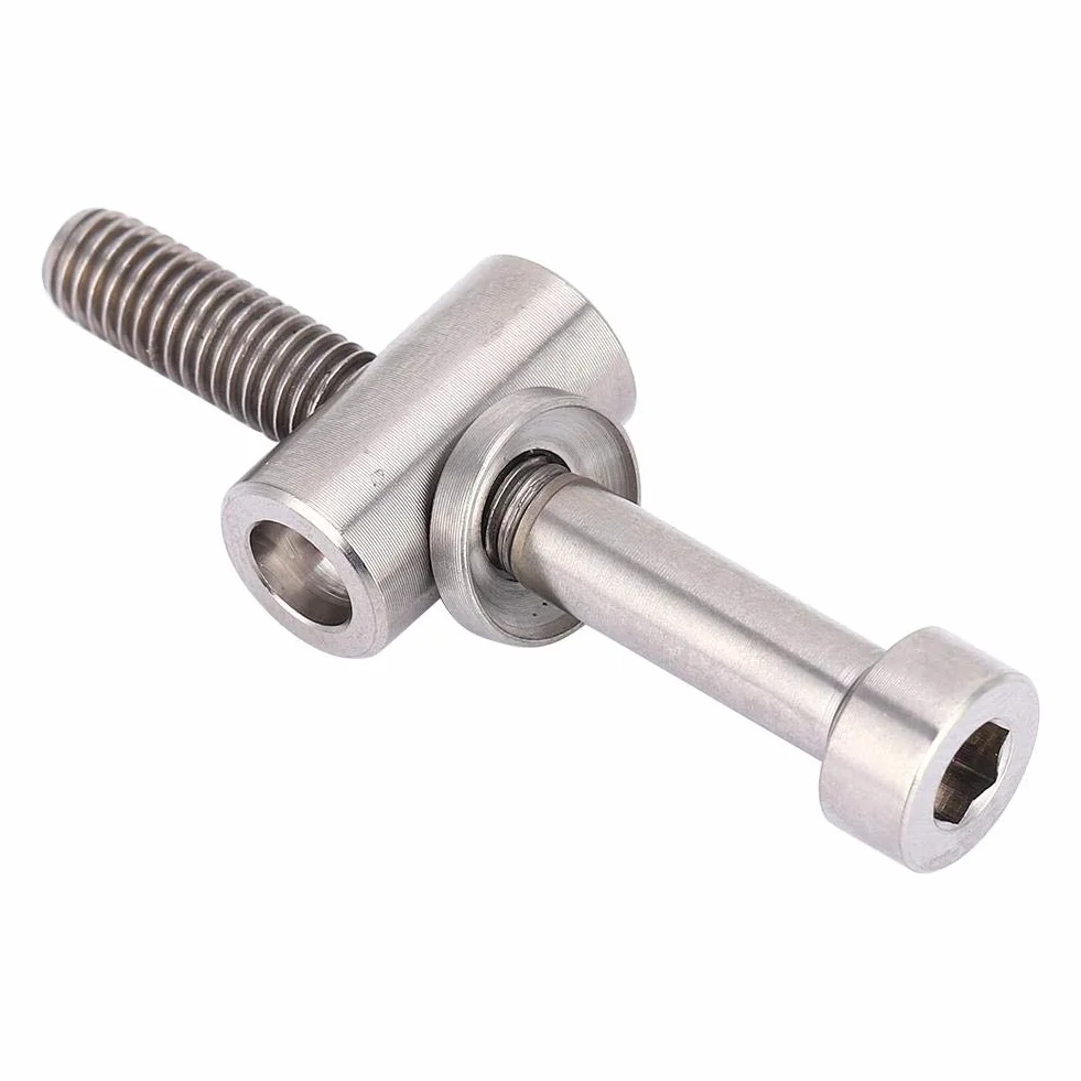 Yosoo Health Gear M5 x 30/35/40 mm tytanowe śruby rowerowe Ti tytanowe wkręty do siedzenia rowerowego sztyca rowerowego zamontowana śruba imbusowa sześciokątna do roweru do sztycy siodełka śruby rowerowej (M5 x 40)