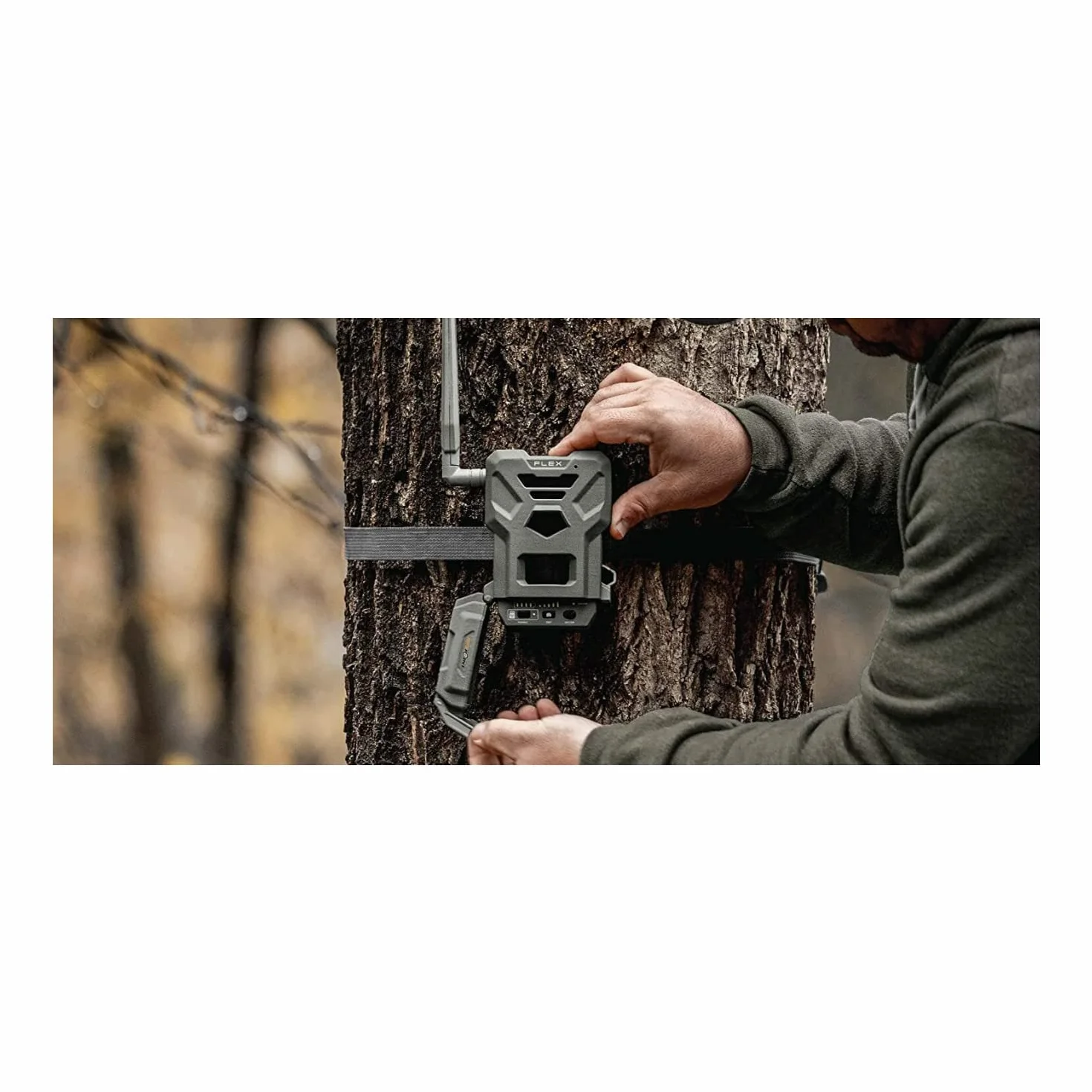 SPYPOINT LIT-22 akumulator litowy (7,4 V, 5,4 Ah) do kamer komórkowych, kompatybilny z Flex-M, E-36, S, Plus, w zestawie kabel do ładowania AC – wielokrotnego ładowania, trwały, idealny do użytku na