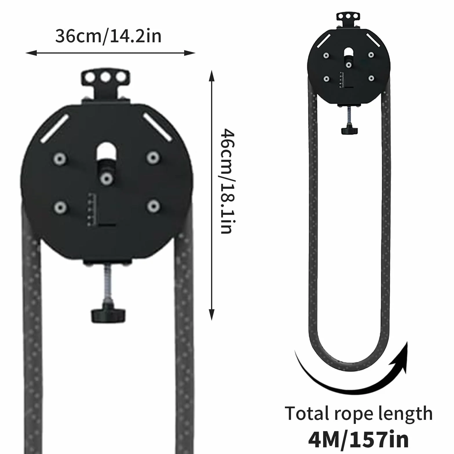 Trener Linowy Endless Rope, Maszyna Do Treningu Oporowego, System Lin Z Linami Endless Rope, 14-Stopowa Lina Nylonowa O Zamkniętej Pętli, Lina Infinity Rope Do Treningu Interwałowego