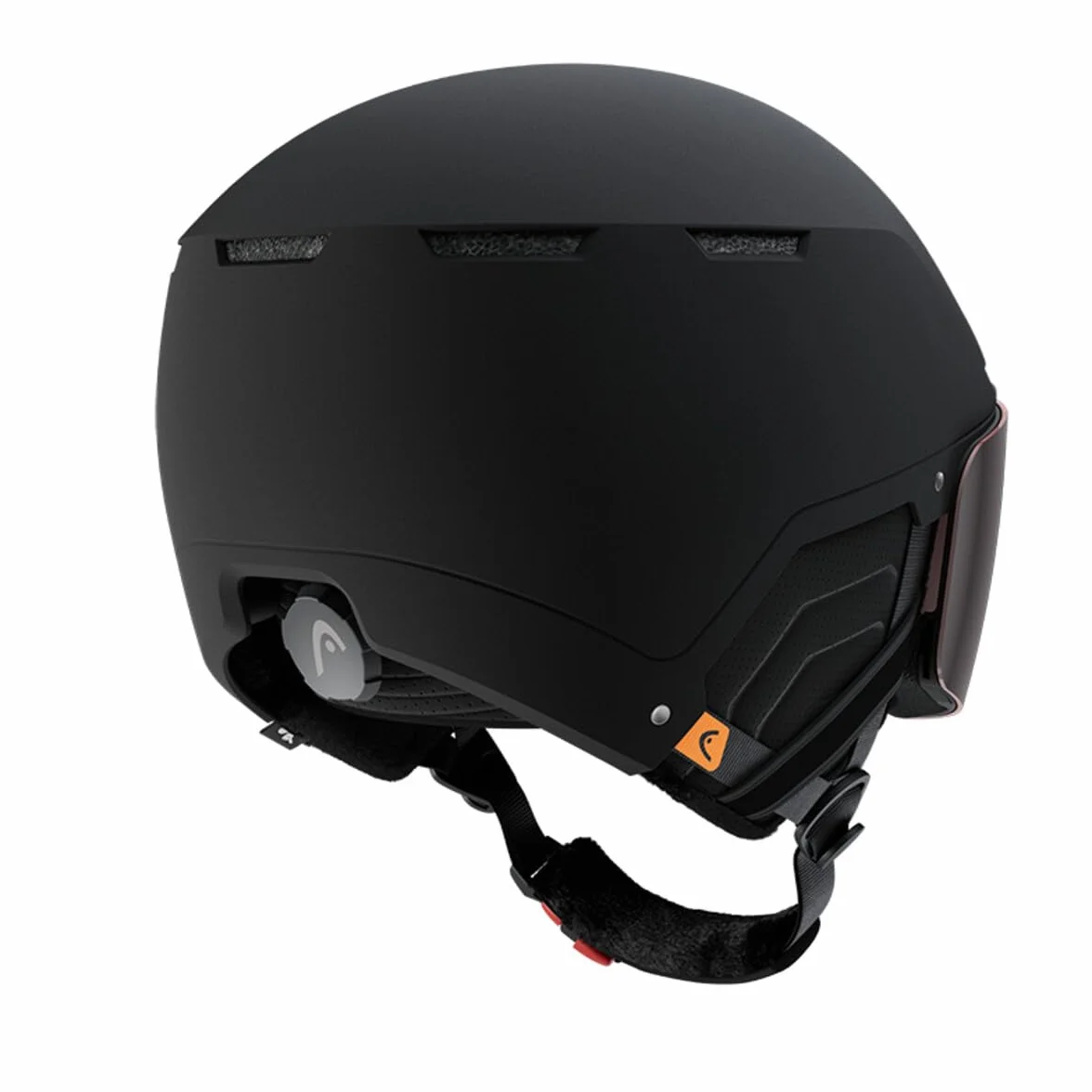Kask narciarski snowboardowy z wizjerem z systemem wentylacji