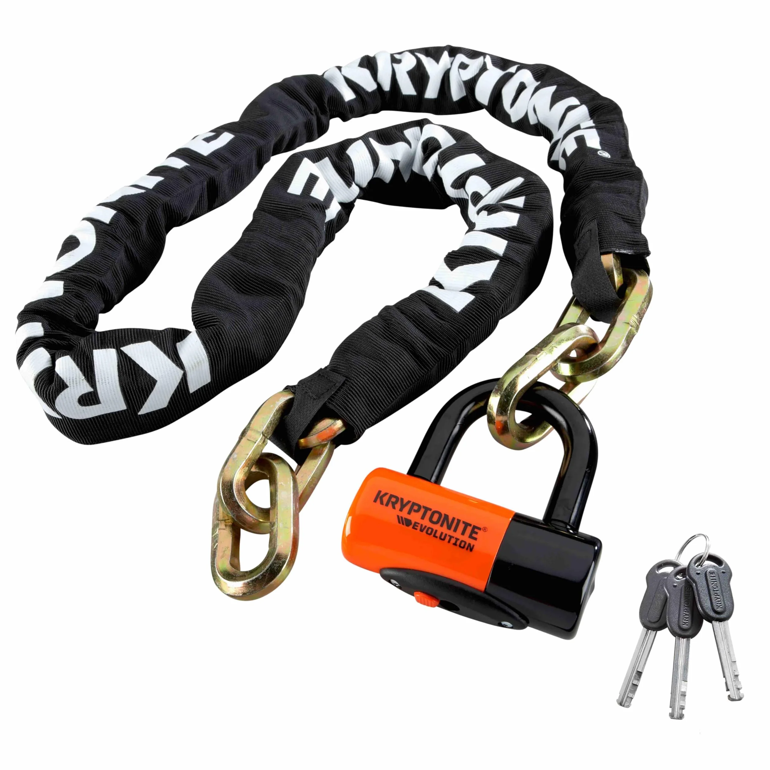 Kryptonite 999522 New York Chain 1217 (12 mm x 170 cm) z dyskiem Evs4 14 mm zamki szeklowe, standardowy rozmiar