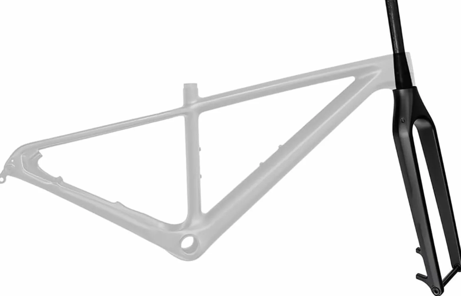 Sztywny widelec z włókna węglowego MTB sztywny widelec 29 ''torba rura 1-1/2'' Boost As 15X110mm hamulec tarczowy do rowerów górskich A,29in