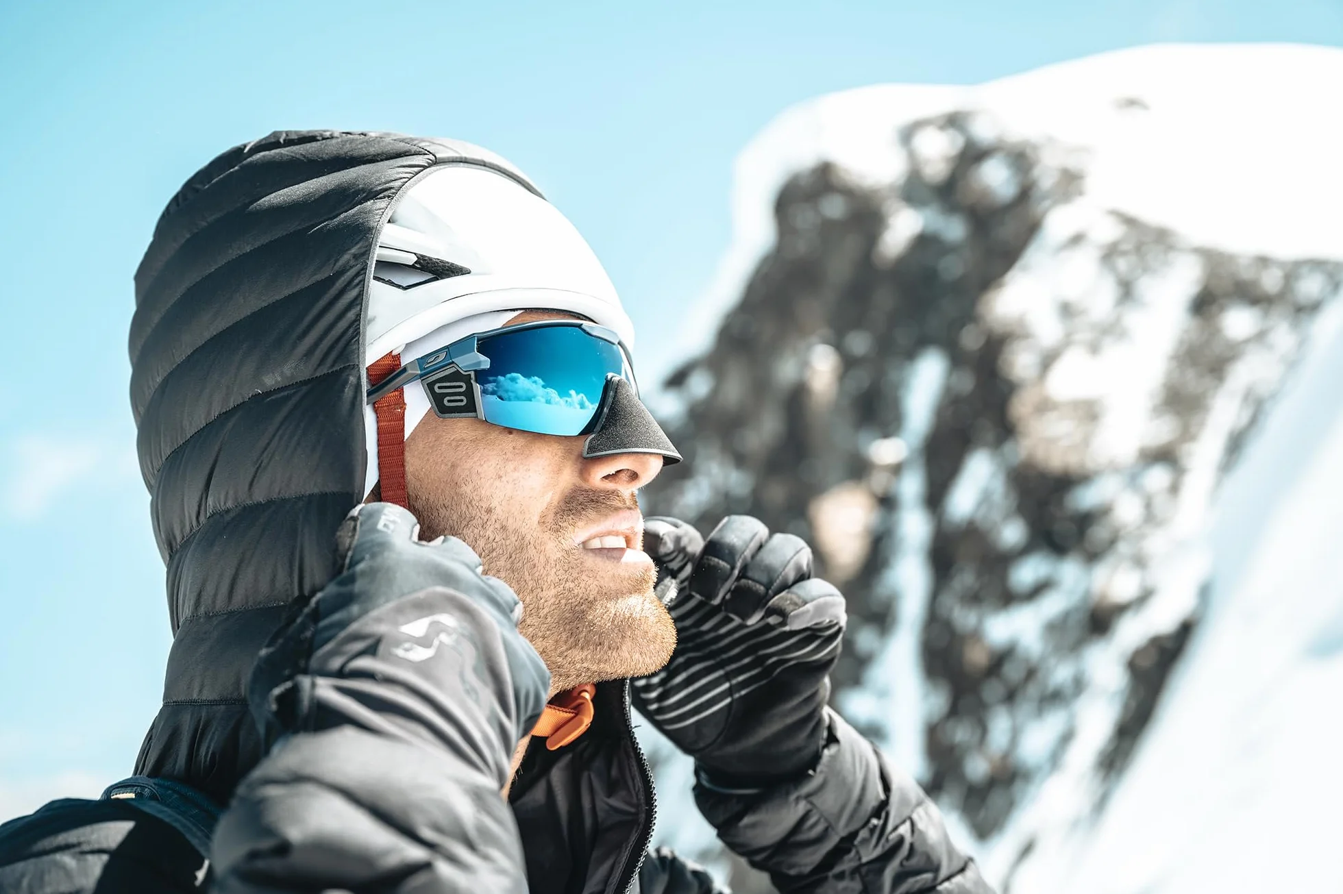 Julbo Ultimate Cover Okulary przeciwsłoneczne Niebieski L