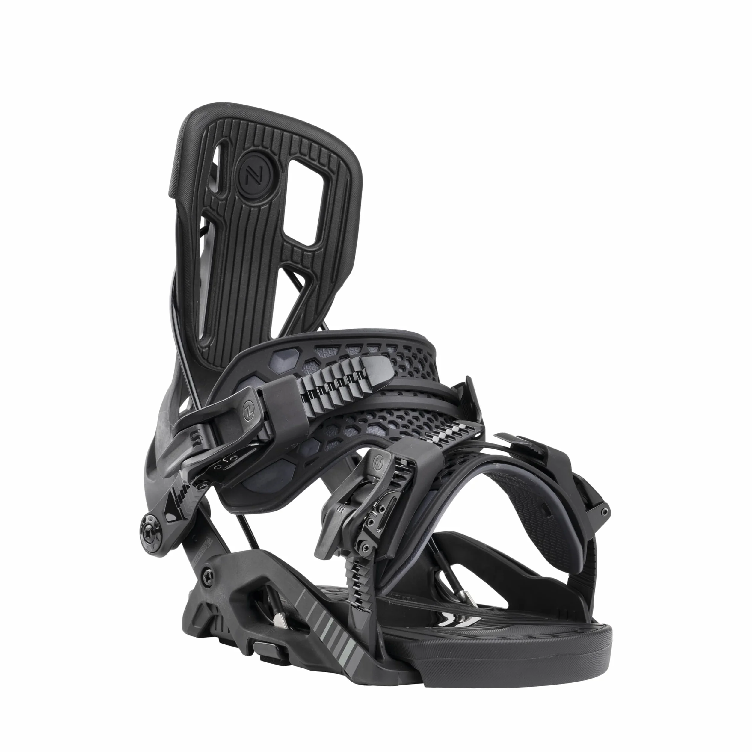 Nidecker Flow Fuse Snowboard Bindings Speed-Entry Fusion PowerStrap Glass Filled Nylonowa Płyta Bazowa