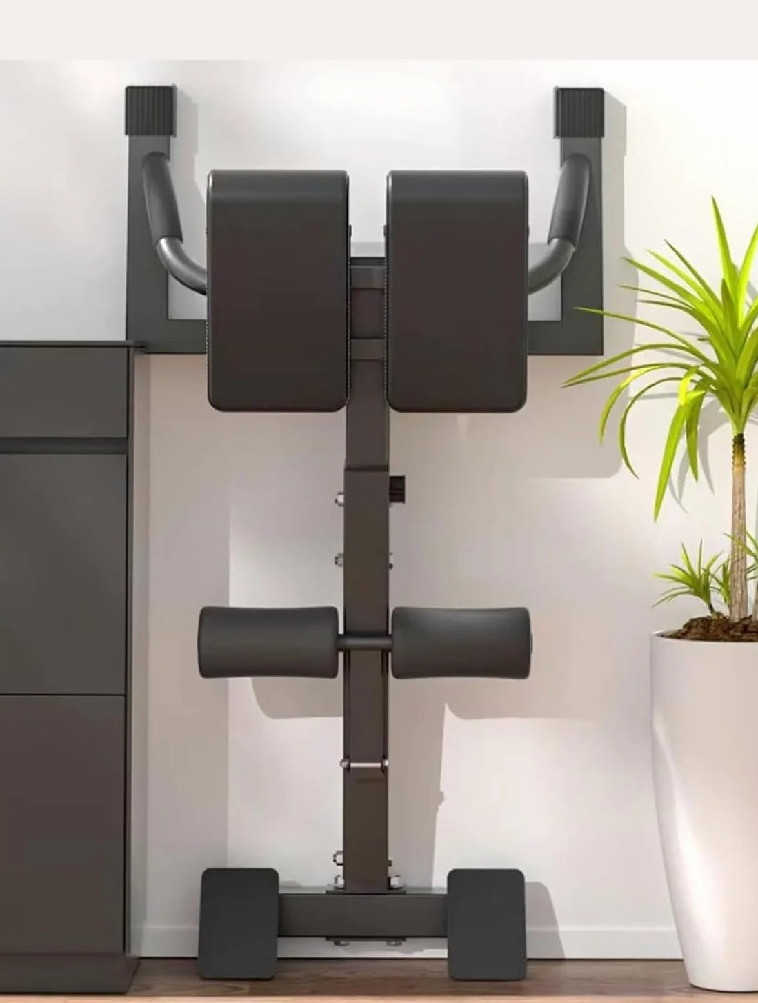 FFitness Rzymskie Krzesło Wielofunkcyjne Hiperrozszerzenie Chrupanie Ticeps Nachylenie Regulowana Wysokość Zamykana