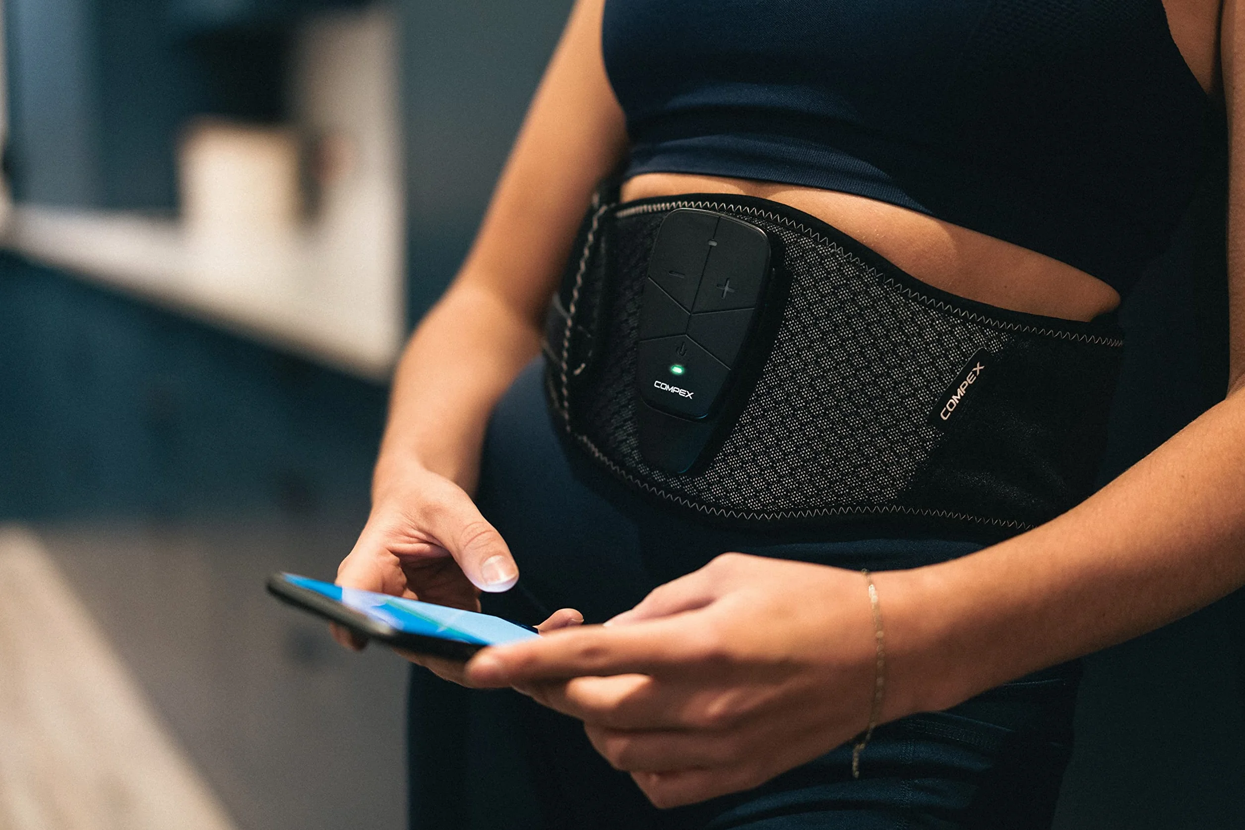 Compex Corebelt 3.0 Pas do poszycia dla dorosłych Unisex, Czarny, L/XL