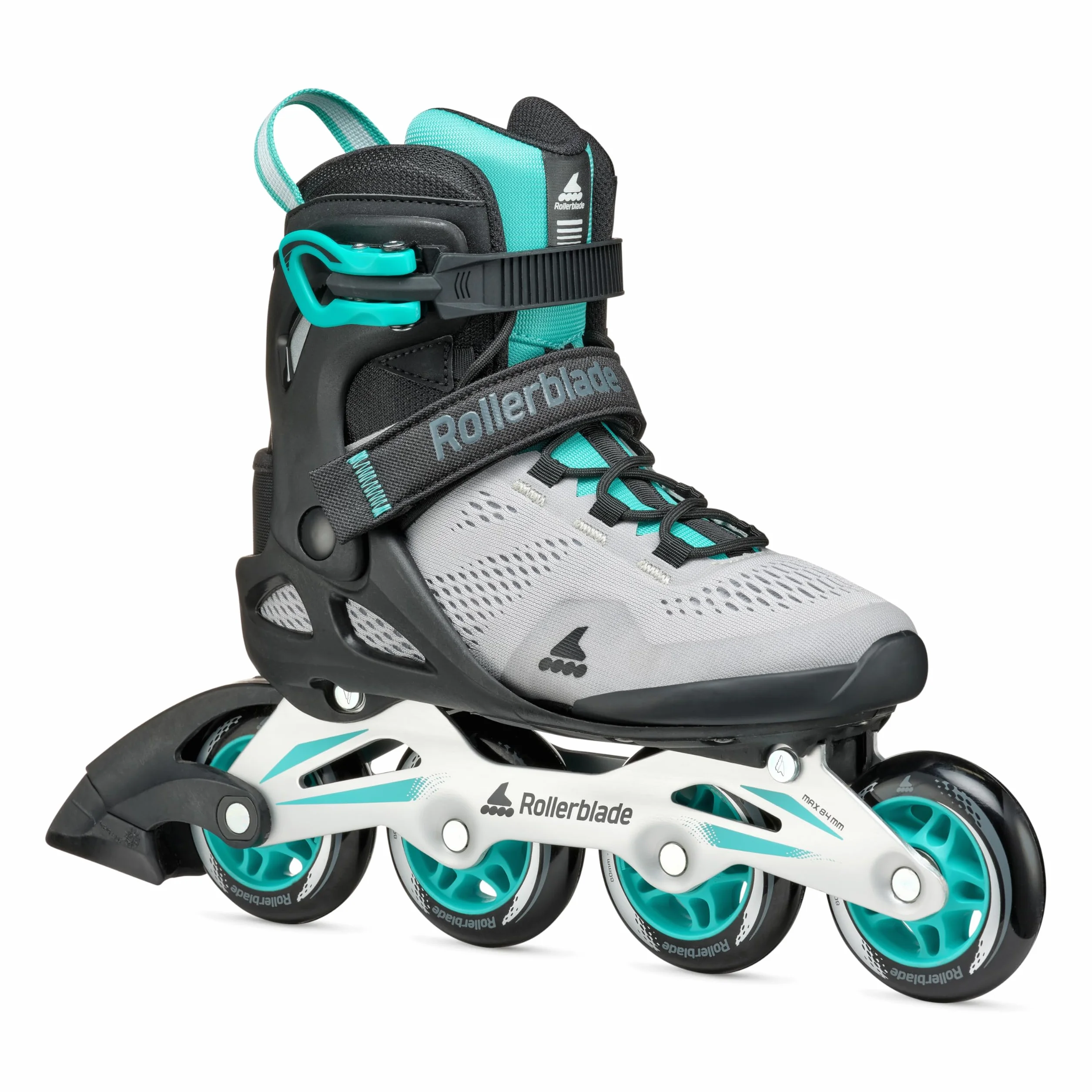 Rollerblade MACROBLADE 80 W damskie łyżworolki dla początkujących szare koralowe