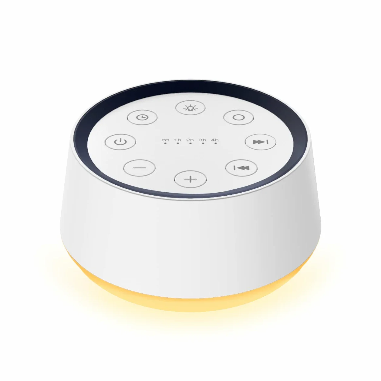 Maszyna dźwiękowa White Noise Machine z 30 kojącymi dźwiękami do spania, 12 kolorów, lampka nocna, wtyczka brązowa, maszyna do spania, funkcja pamięci, 36, poziom głośności 5, timer do domu