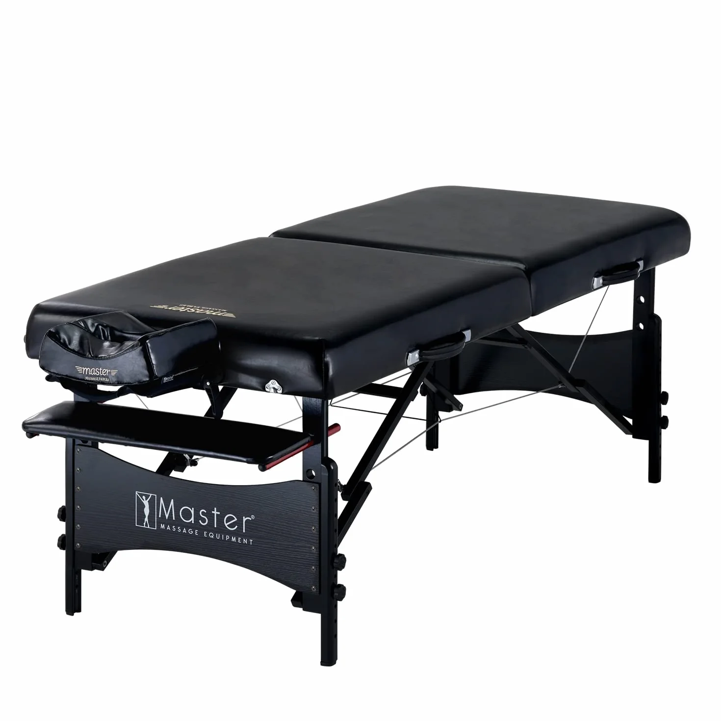Master Massage 76 cm Galaxy Mobil stół do masażu, składane łóżko do masażu, ławka do masażu, leżanka kosmetyczna, kolor czarny