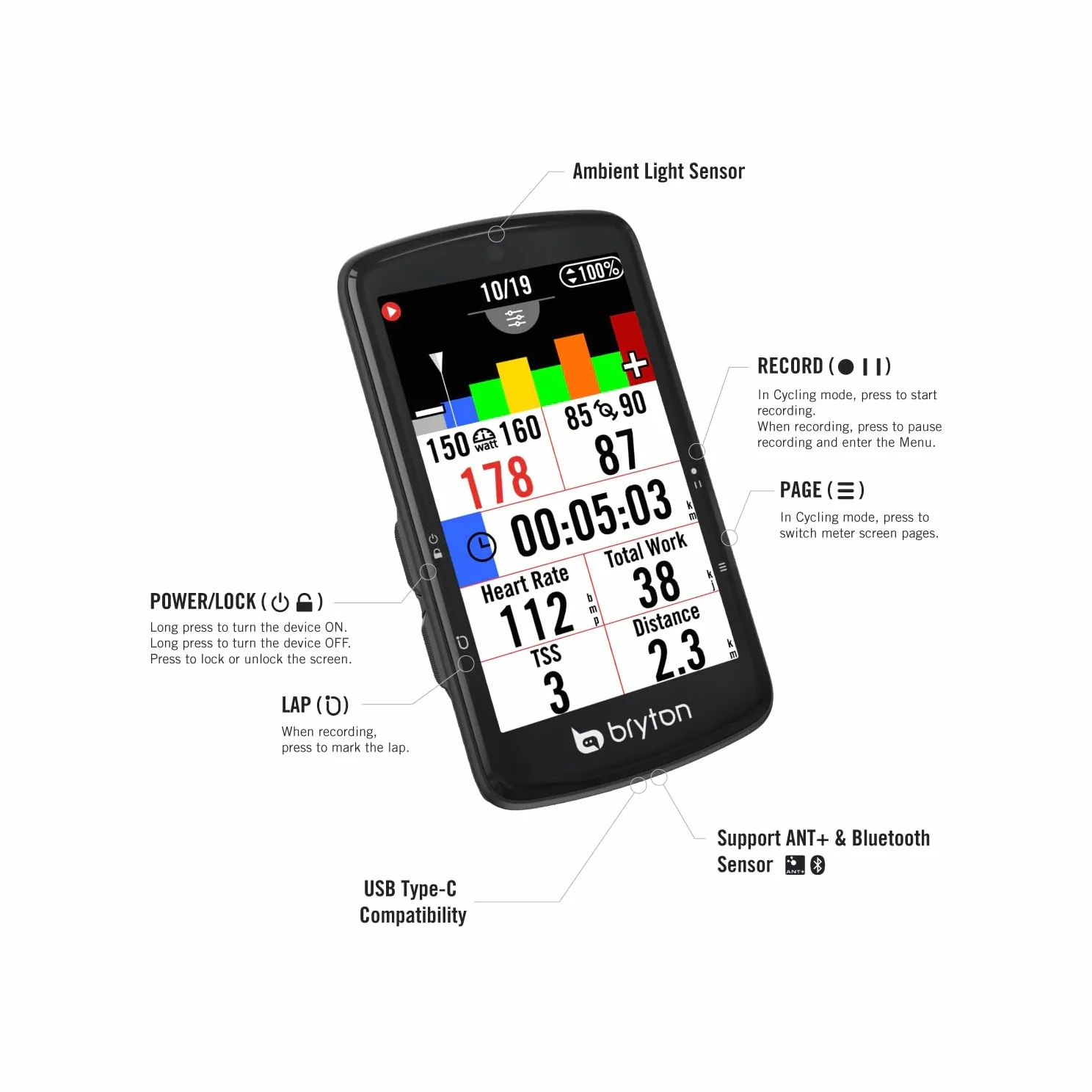 BRYTON Rider S810 E GPS