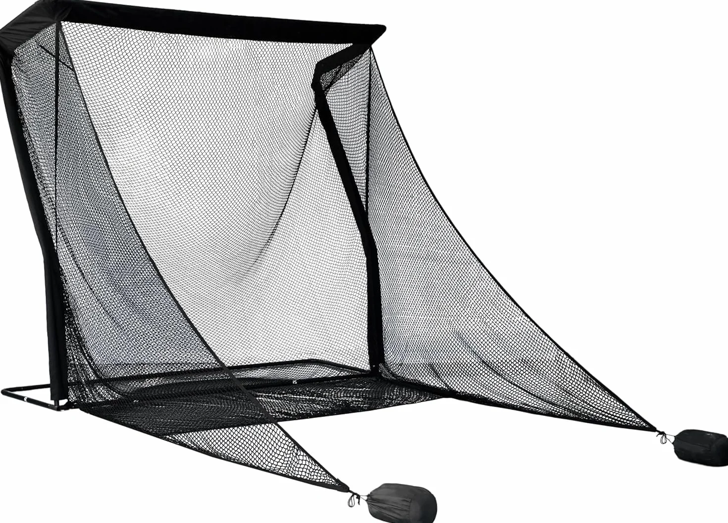 SimSpace Siatka golfowa Deluxe Home Driving 2,5 m x 2,5 m x 3,84 m czarna