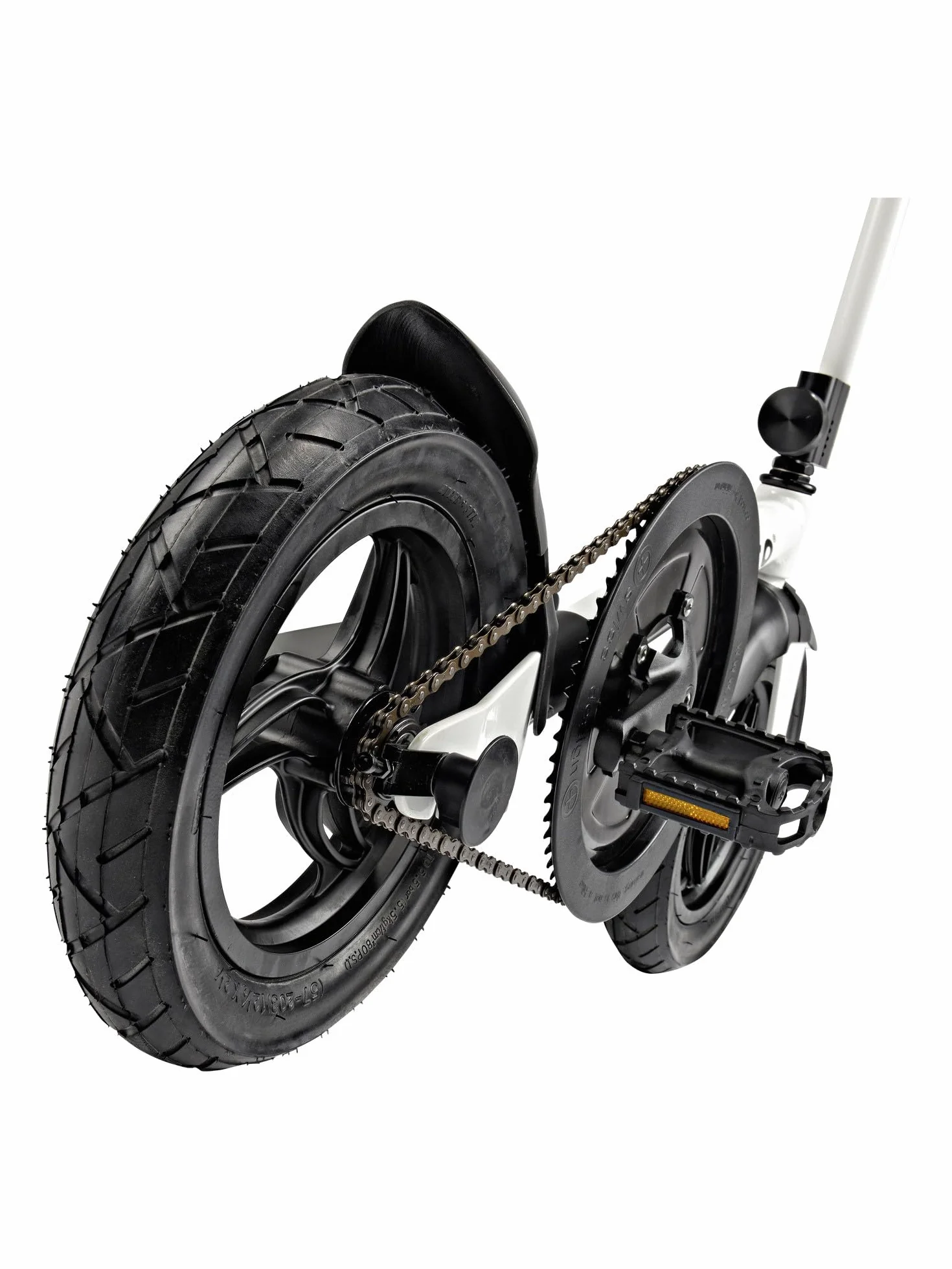 Składana hulajnoga hybrydowa Micro Pedal Flow lekka dla dorosłych
