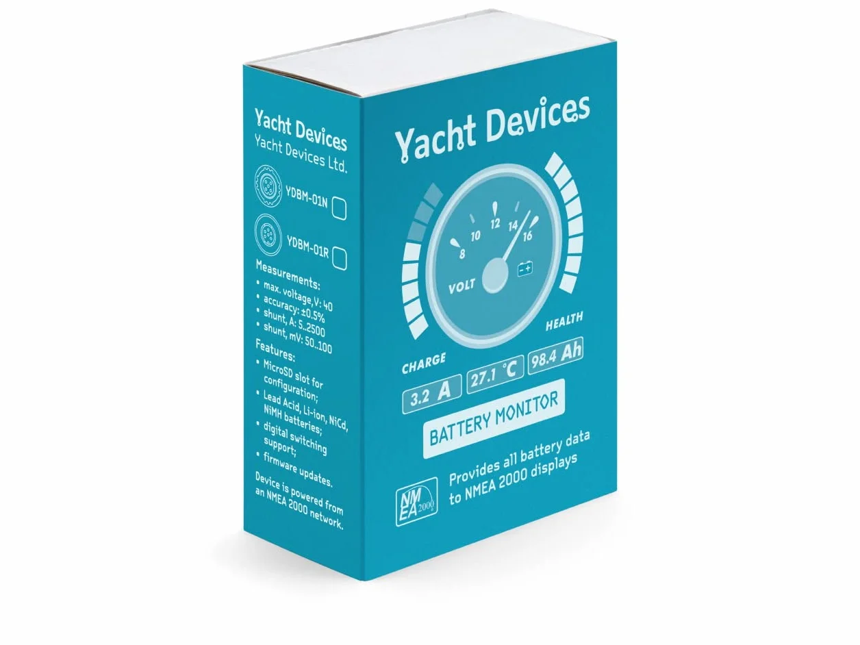 Yacht Devices Monitor baterii