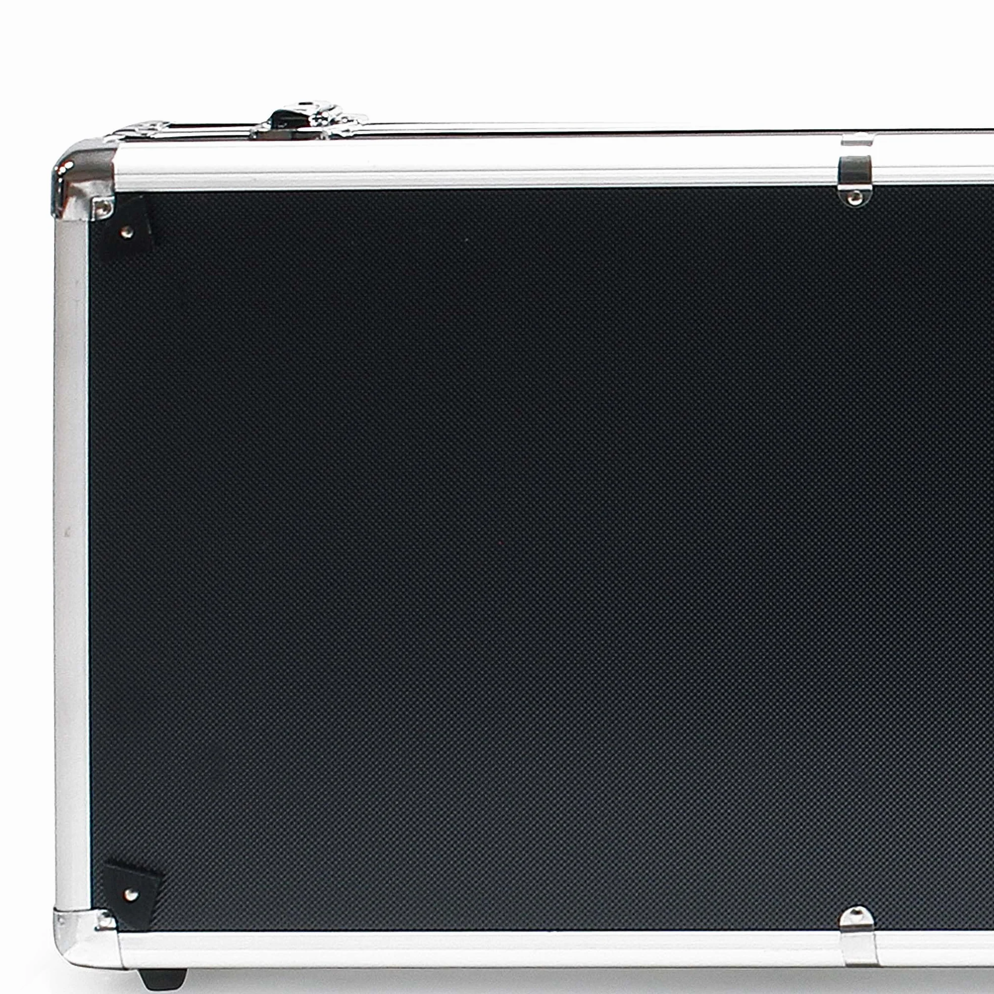 Wiltec Futerał na broń aluminiowy z zamkiem szyfrowym i pianką 134x36x11cm, walizka transportowa na broń długą, skrzynia na karabin z uchwytem