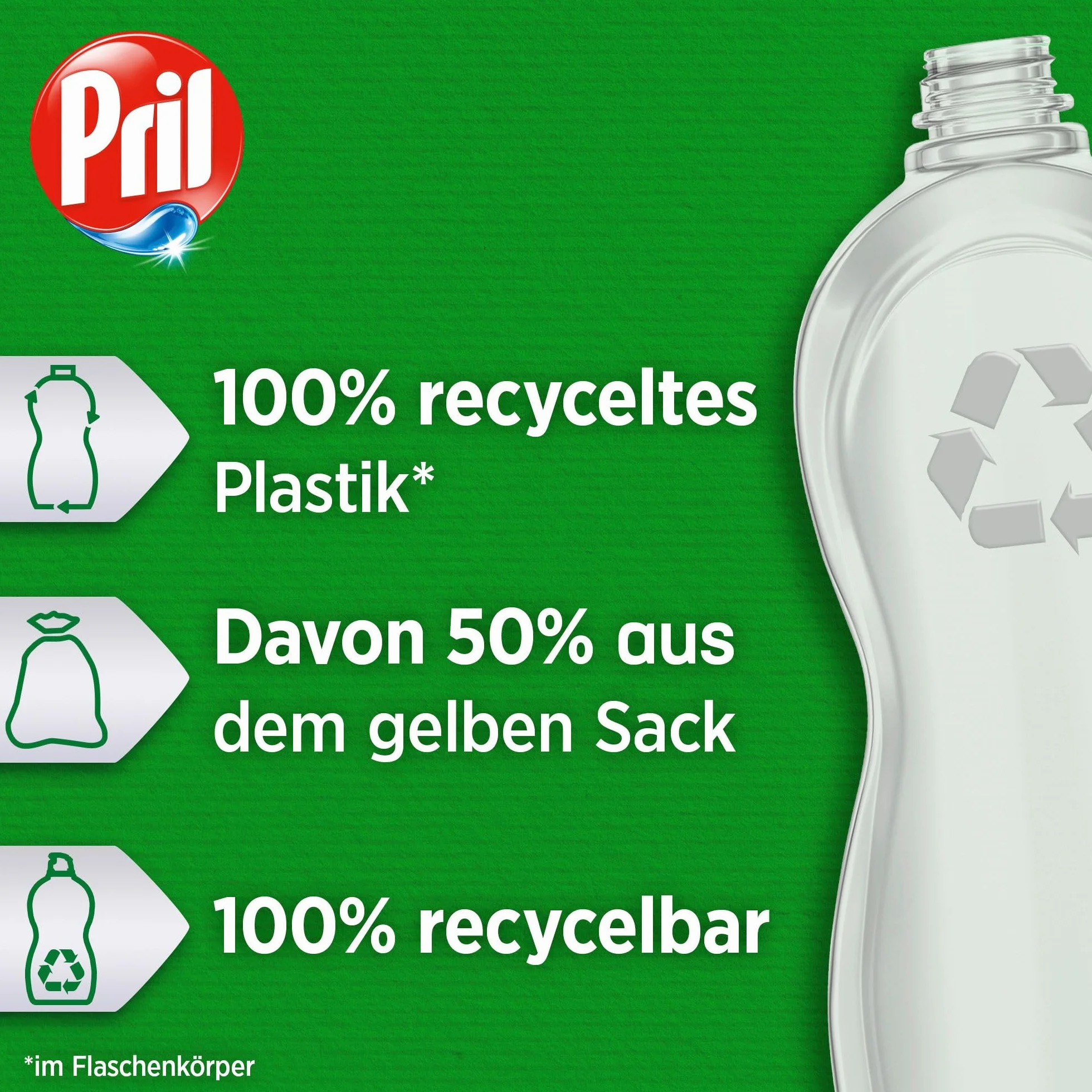 PRIL Oryginalny zestaw detergentów do mycia naczyń 2 x 675 ml