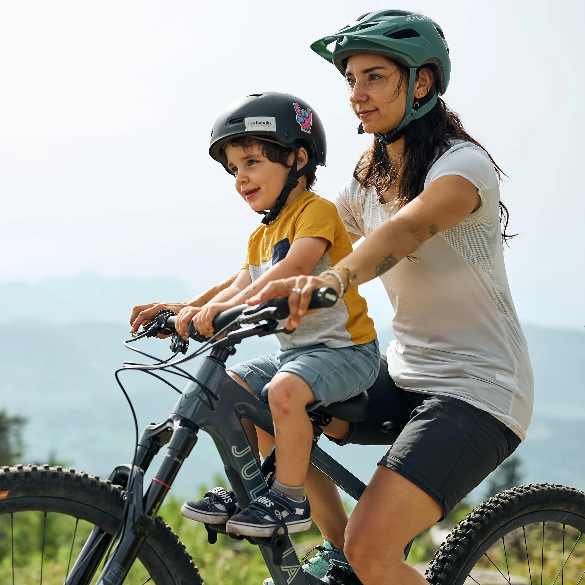 Kids Ride Shotgun – siodełko przednie dla dzieci w wieku 2-5 lat, w pełni regulowane i kompatybilne z większością nowoczesnych rowerów górskich dla dorosłych