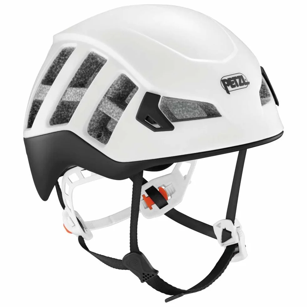 PETZL, Meteor, kask wspinaczkowy i wspinaczka górska, biały/czarny, M/L, uniseks - dorośli