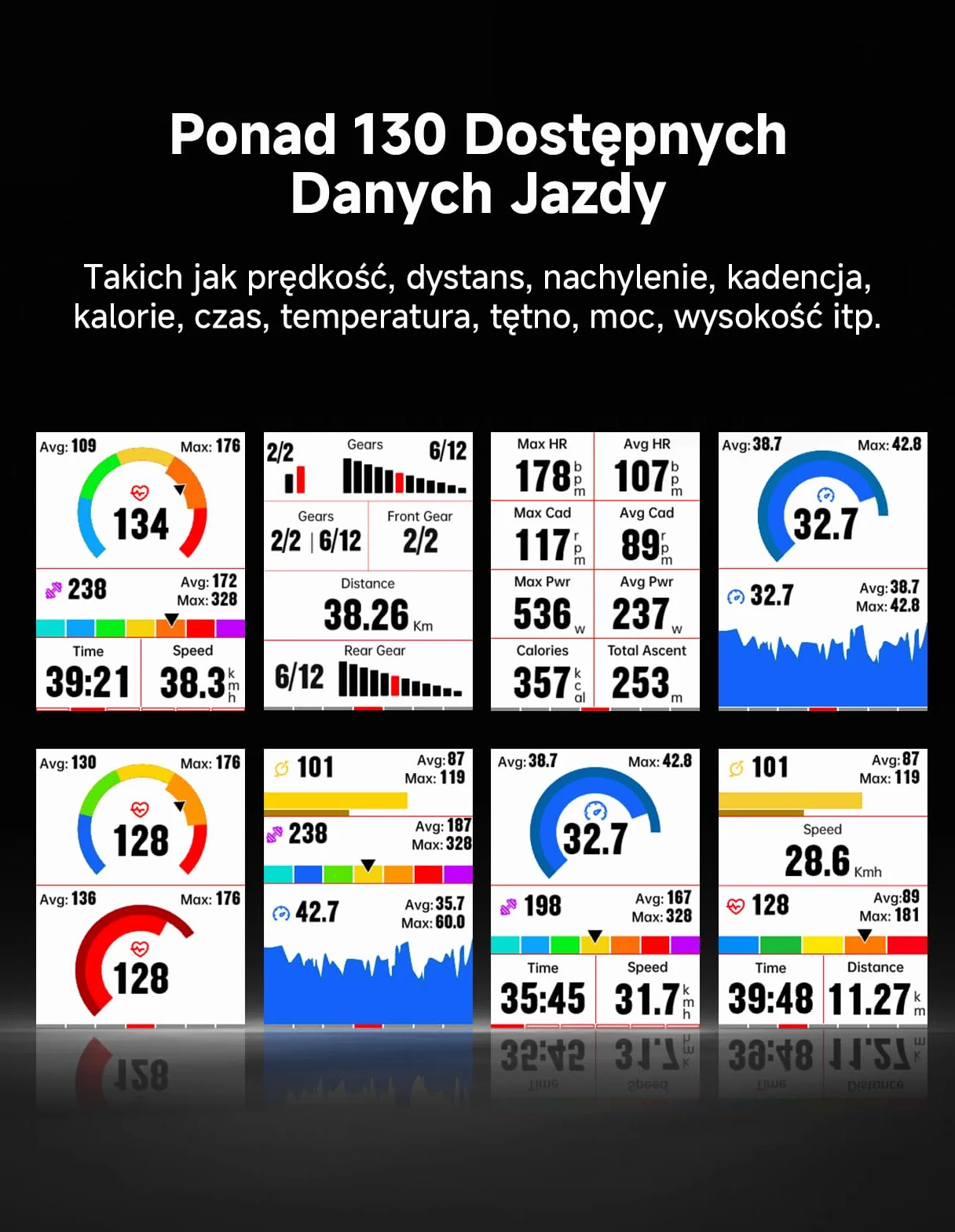 iGPSPORT BSC300T Licznik Rowerowy GPS, Kolorowy Ekran Dotykowy 2,4 Cala, Funkcja Nawigacji Map, Funkcja Treningowa, Obsługa 130 Danych, Kompatybilny z Rowerami Elektrycznymi,BSC300T