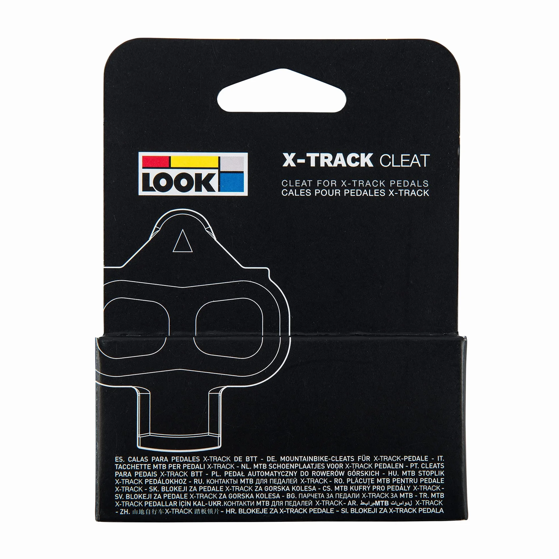 LOOK Cycle – X-Track Cleats – jednokierunkowe wyjście – ultrakompaktowe – lekkie – swoboda kąta 6° – cleats do MTB, żwiru lub jazdy po mieście.