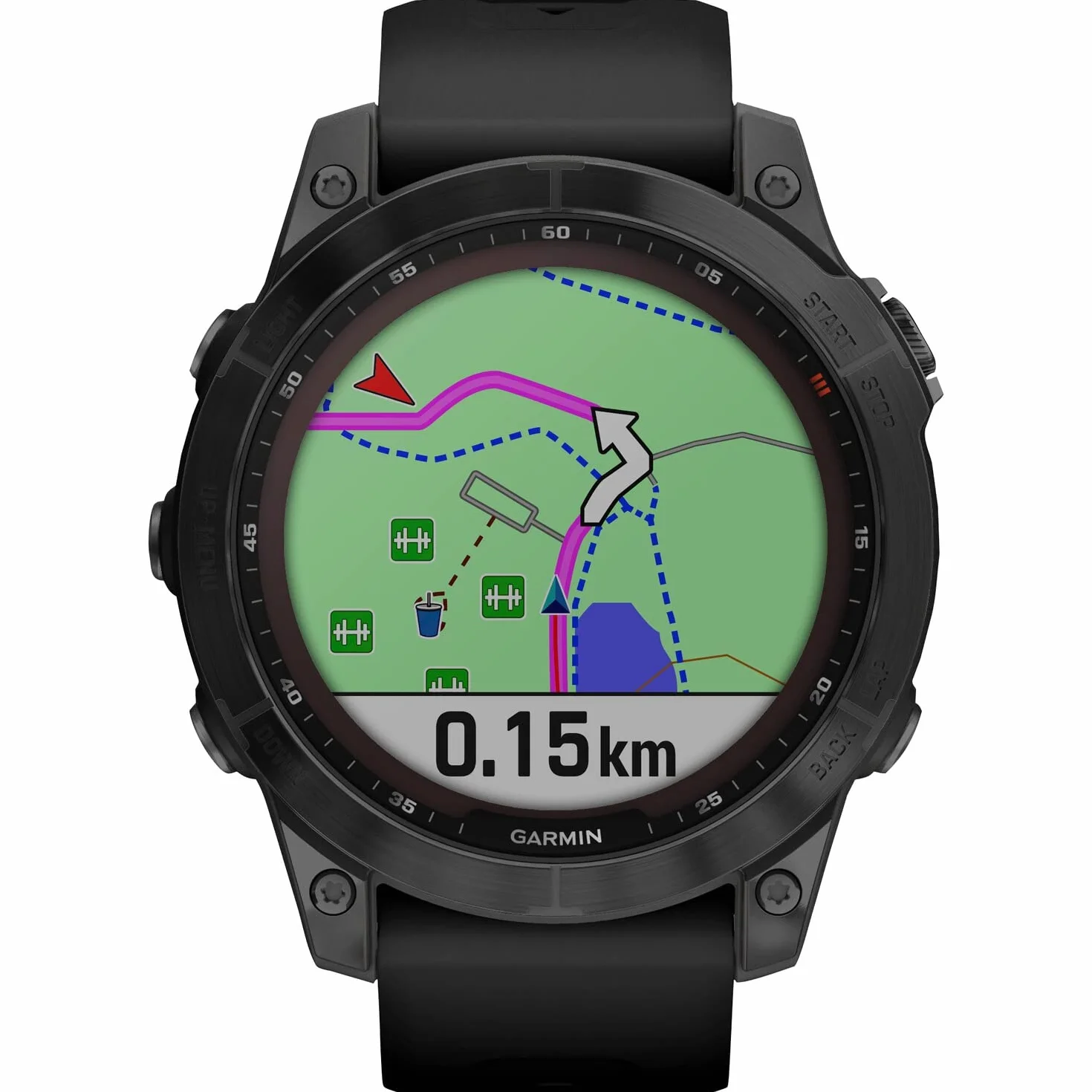 Garmin Fēnix 7 Sapphire Solar 010-02540-35 Monitor Aktywności, Czarny, 1.3"