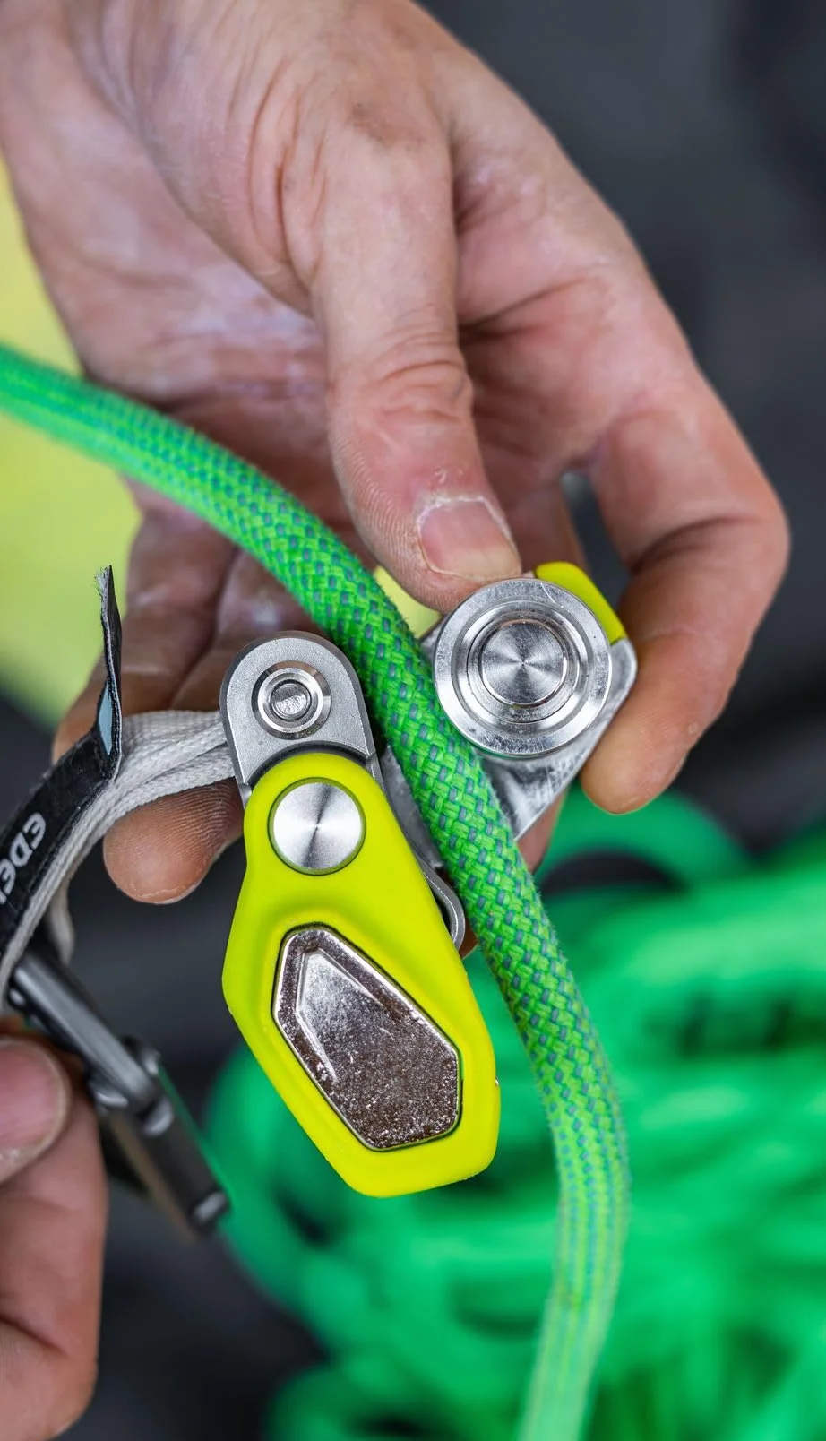 EDELRID Urządzenie zabezpieczające OHMEGA, kolor: Oasis
