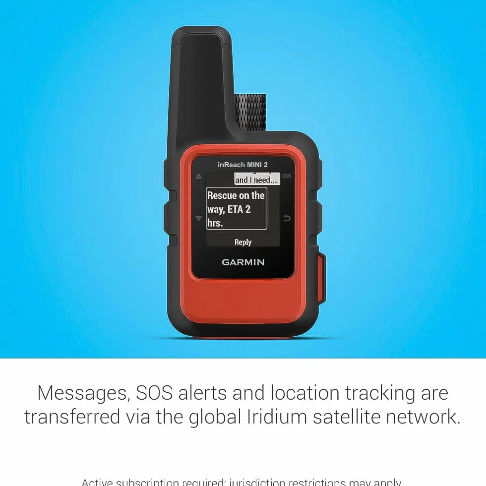 Garmin inReach Mini 2, lekki i kompaktowy komunikator satelitarny, ręczny komunikator turystyczny, pomarańczowy - 010-02602-00