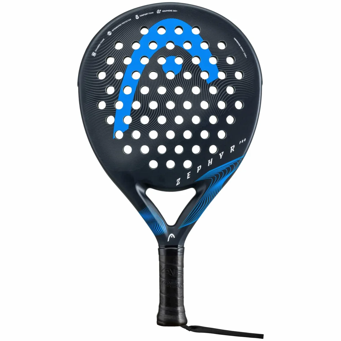 HEAD Rakieta Do Padla Zephyr Pro 2023 Czarna Niebieska