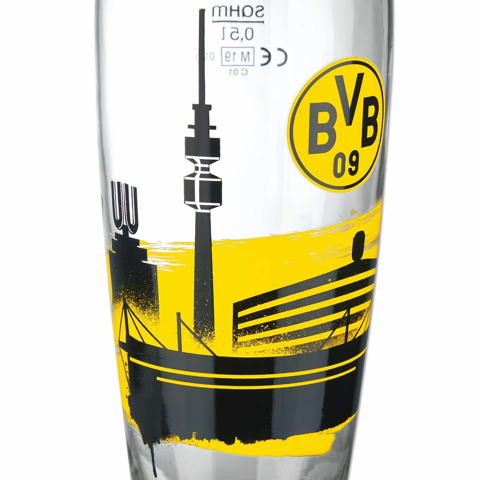 Borussia Dortmund BVB szkło pszeniczne, 1 sztuka (1 opakowanie)