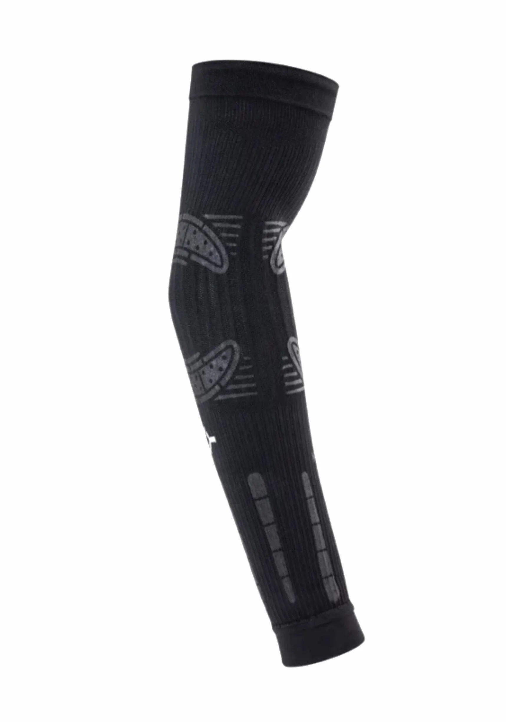 FLOKY No Strain 2 sztuki biomechaniczny rękaw sportowy. Tenis, padel, koszykówka. Zmniejsza wibracje, podparcie łokcia i przedramienia. Rękaw kompresyjny, stabilizuje ścięgna i mięśnie, czarne, L/XL