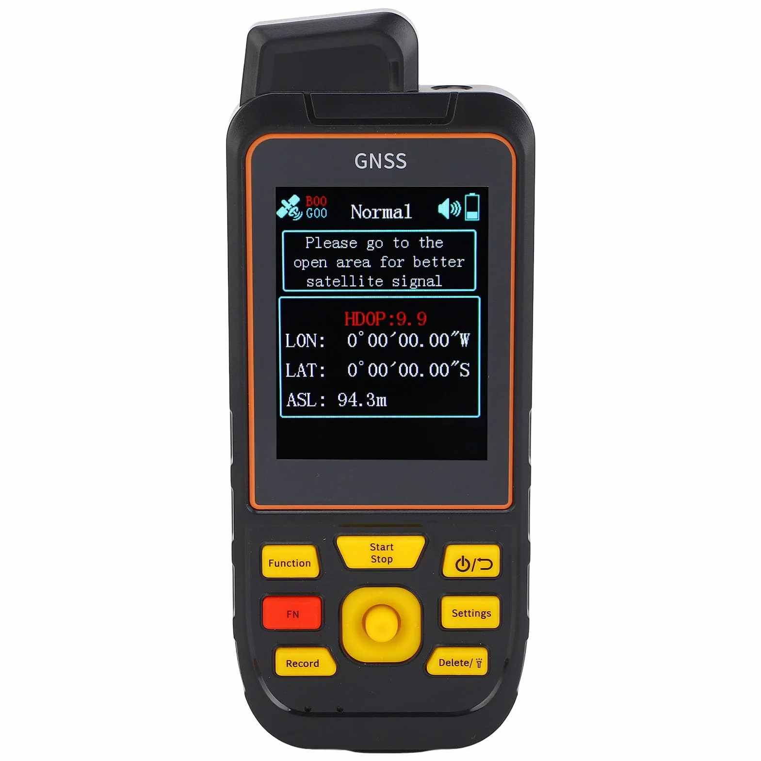 Ręczny Miernik Gruntu GPS, Miernik Geodezyjny D6E Odbiornik GNSS Miernik Gruntu GPS Dokładność 2 M