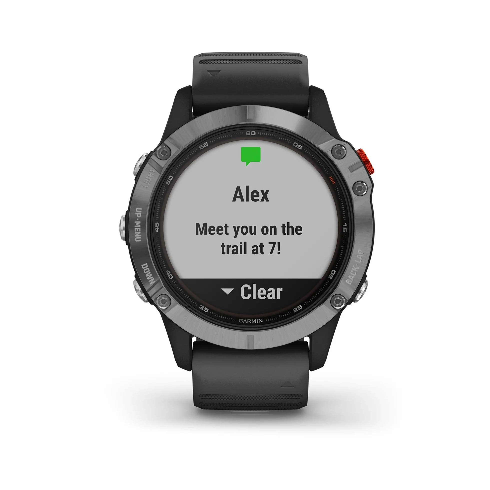 Garmin Fenix 6 Solar Zegarek GPS Srebrny Czarny Pasek