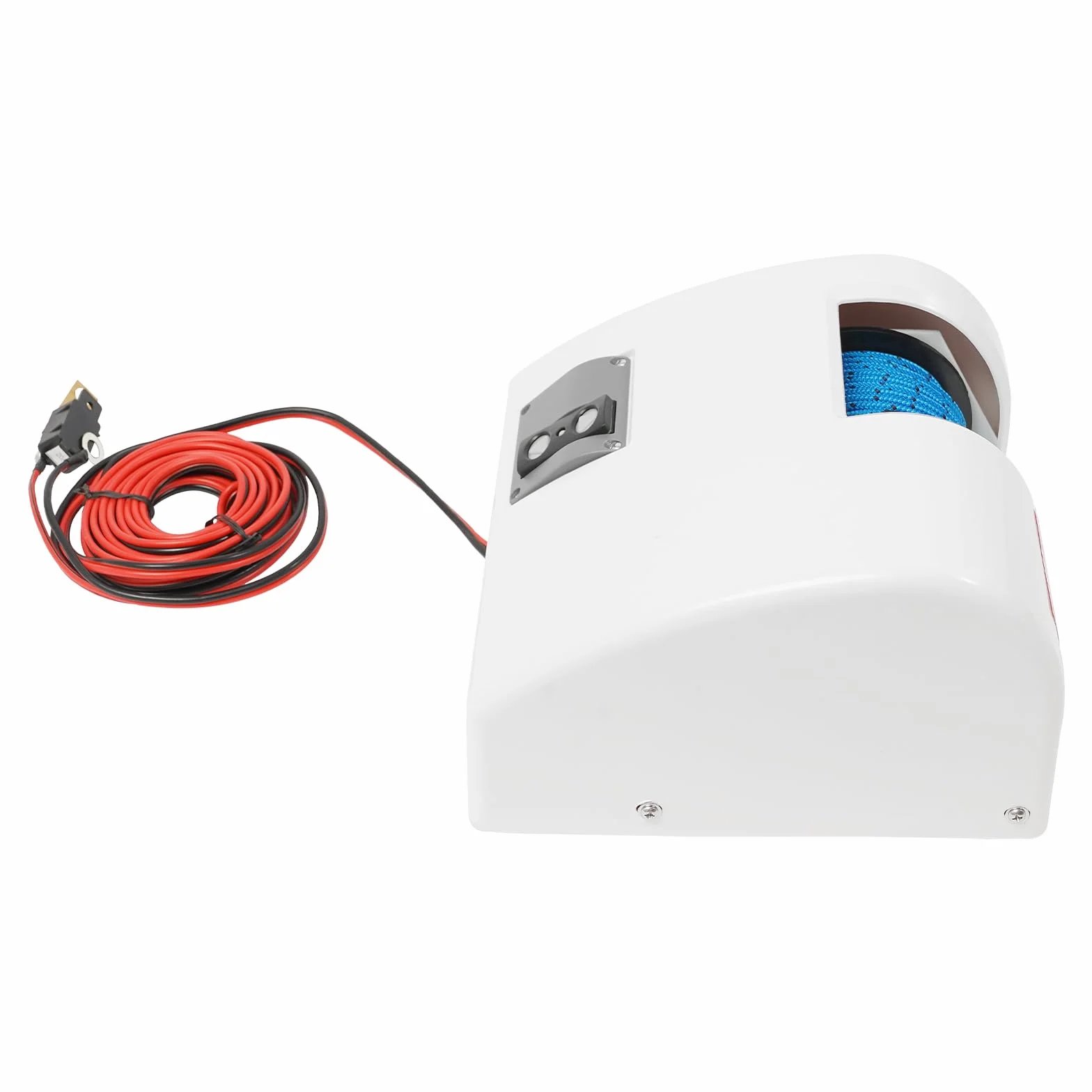 Elektryczna wciągarka kotwiczna z pilotem zdalnego sterowania, 12 V, do łodzi do 25 kg, wodoszczelność IP65, linka 30 m