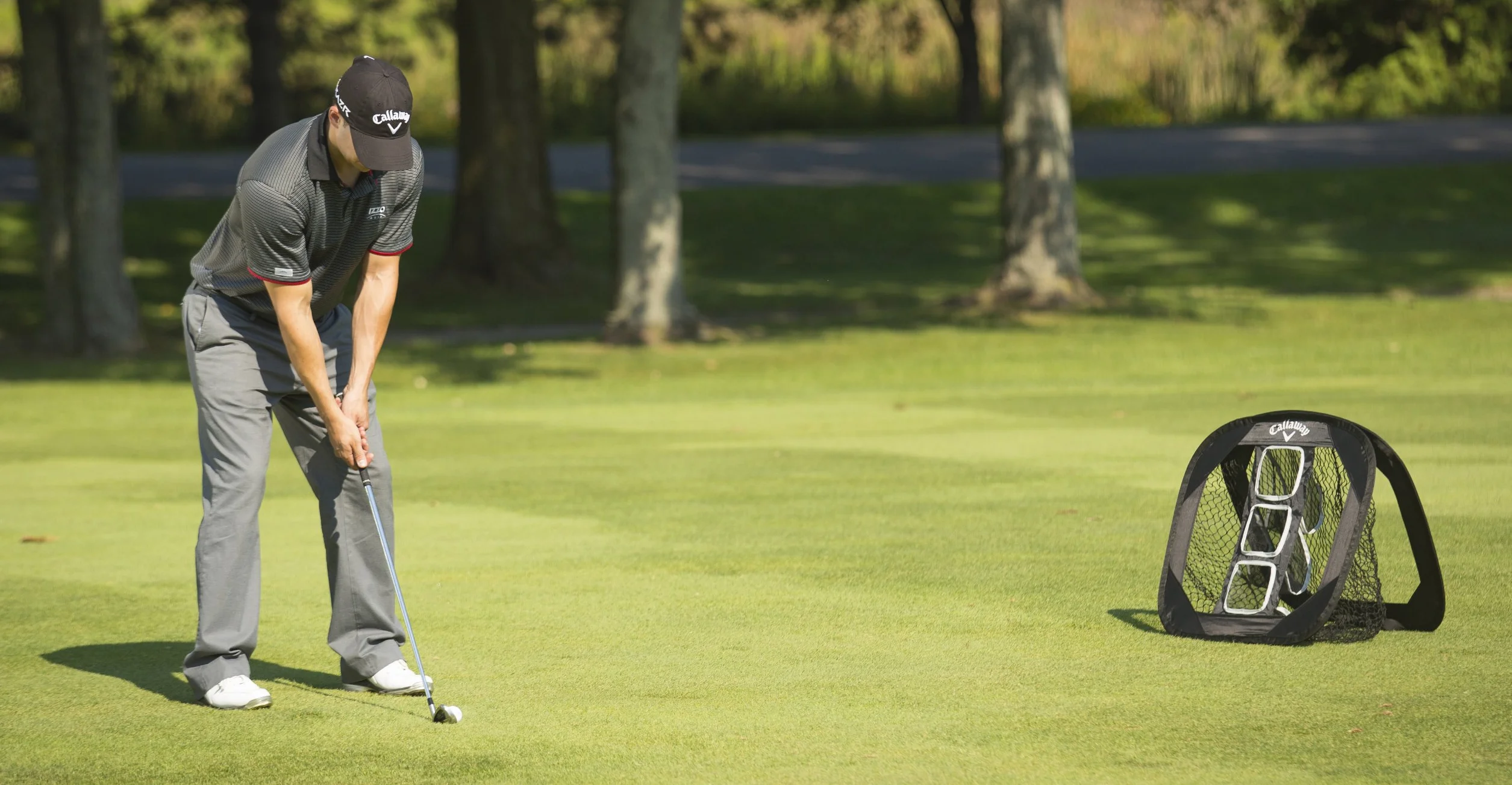 Callaway Siatka do gry w golfa Chip-Shot składana czarna