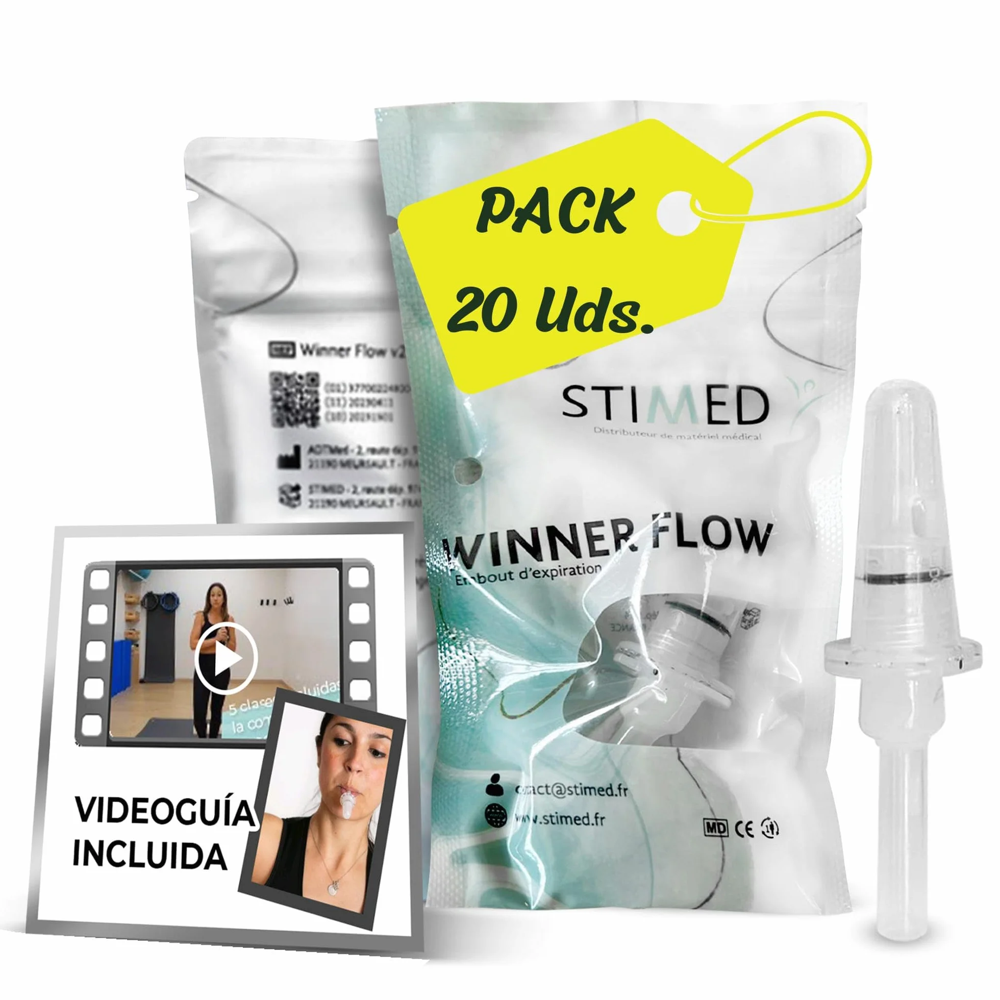 TWR-WINNER FLOW insuflator do kontroli oddychania (20 SZTUK)