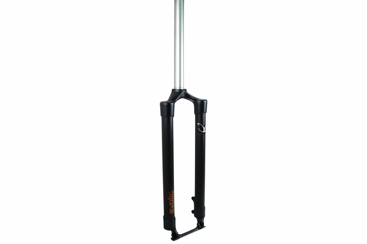 eXotic sztywny widelec rowerowy XC MTB 44,5 cm aluminiowy do tarczy