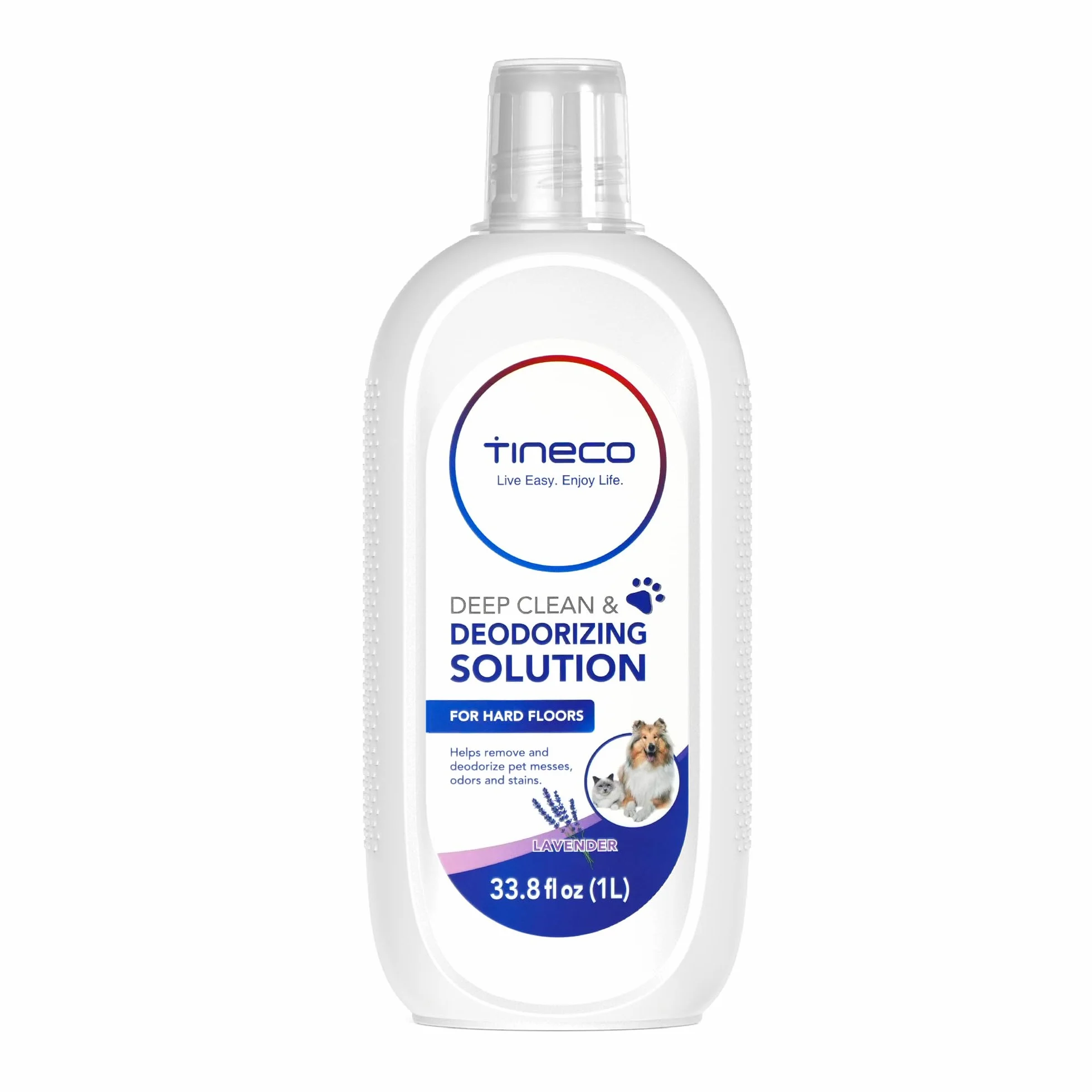 Tineco Roztwór do czyszczenia podłóg, głębokie czyszczenie podłóg do wielu twardych podłóg, zapach lawendy, 1 litr do serii iFloor One S3, Tineco S5/S6/S7, S9 Artist, Switch