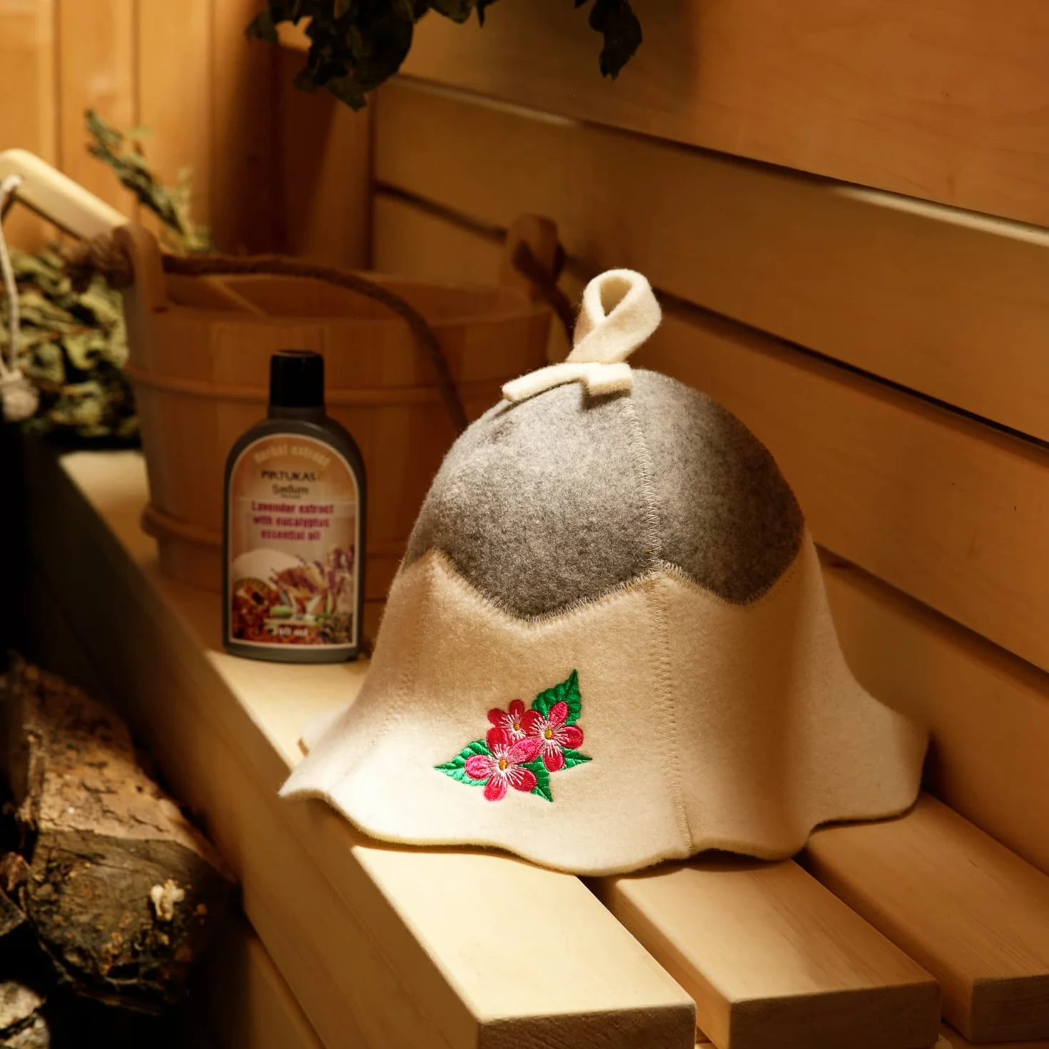 Kapelusz do sauny, 100% wełna organiczna filcowa czapka do sauny, czapka bany, ochrona włosów do sauny, akcesoria do sauny, akcesoria do sauny, rosyjska czapka do sauny, prezenty do sauny