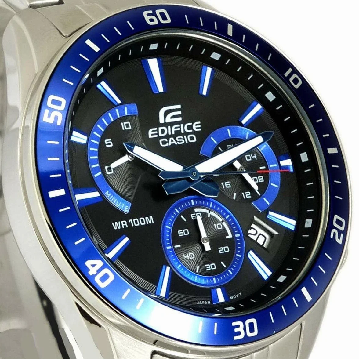 Casio EFR-552D-1A2VUEF Zegarek 47 mm Niebieski