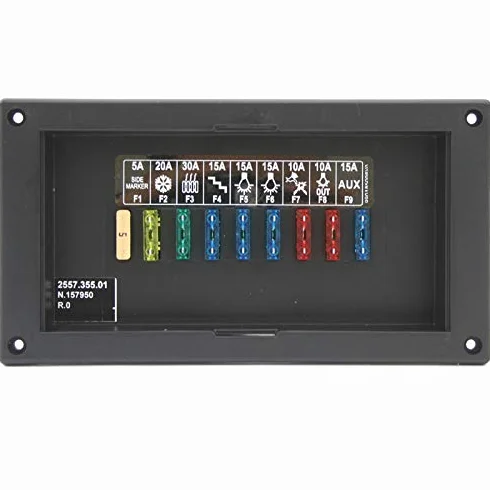 Nordelettronica NE185 rozdzielacz elektryczny 12 V czarny tworzywo sztuczne CE